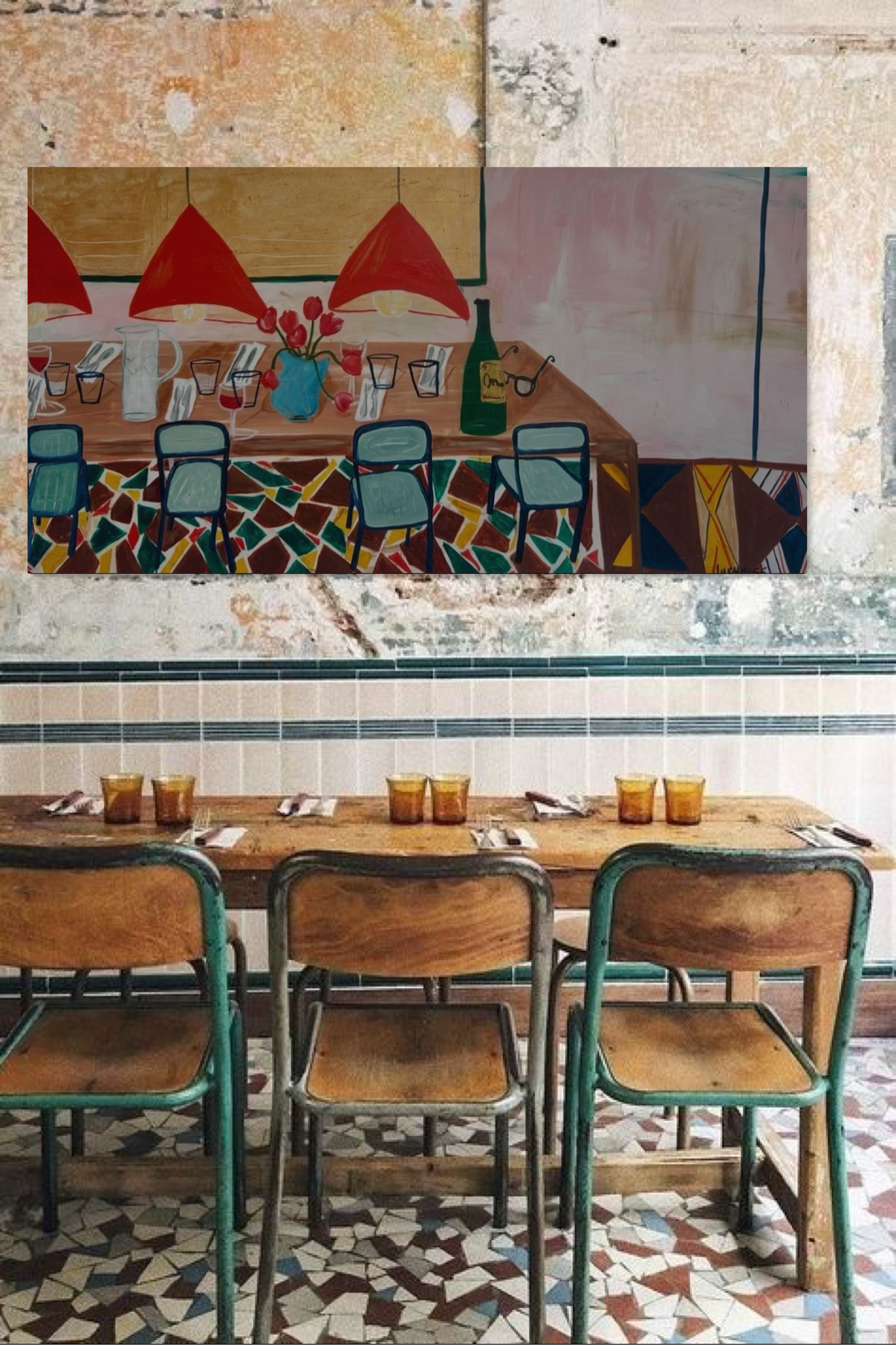 Sobremesa - Original on Canvas