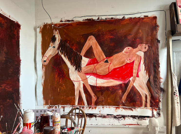 Emotive Pony - Original on Canvas