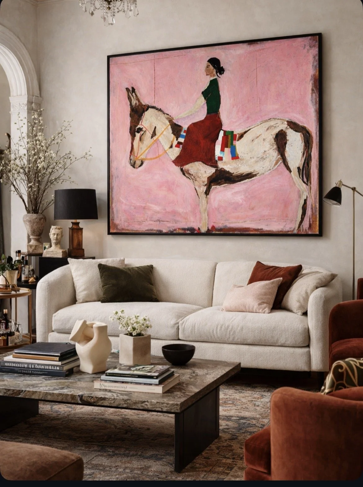 Pink Poney (with an e) - Giclee Print