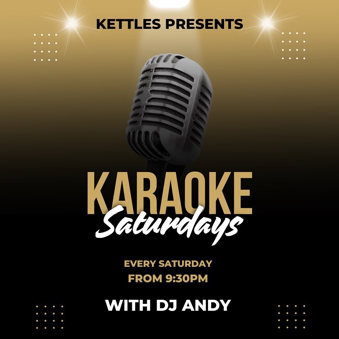 🎤 Join us Saturday night in the lounge for an incredible karaoke experience with DJ Andy🎵

🎉 Starting at 9:30!!!

💖 Get ready to sing your heart out and showcase your talent. It&rsquo;s the perfect opportunity to gather with friends, grab the mic