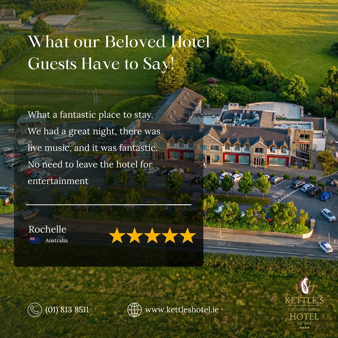 ✨ Unforgettable nights, live music, and luxury all in one place. Our guests say it best &mdash; there&rsquo;s no need to leave when the entertainment is right here at Kettle&rsquo;s Country House Hotel. 🎶💫

#GuestReview #HotelExperience #LiveMusicN