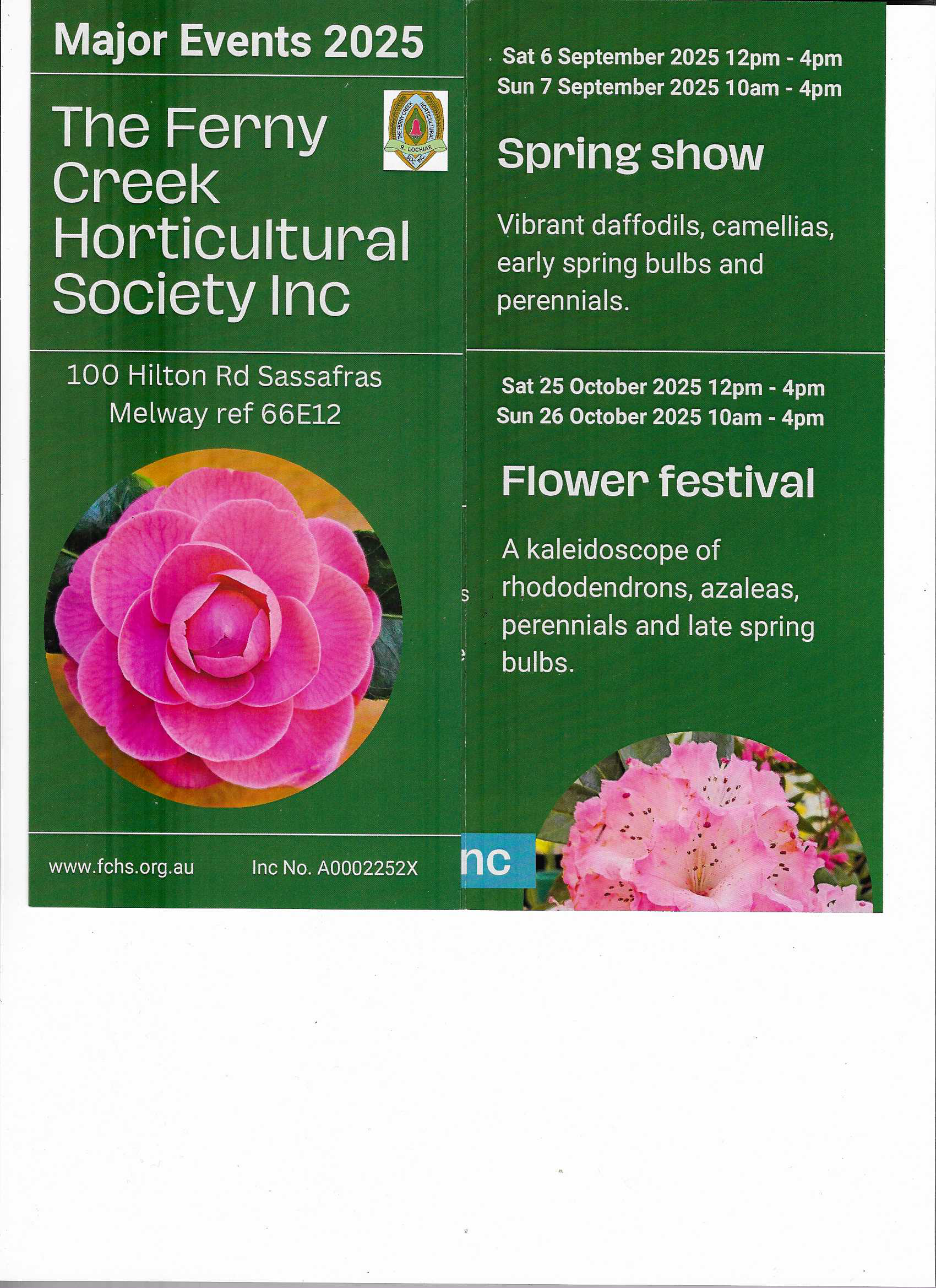 Ferny Creek Horticultural Society Spring Show