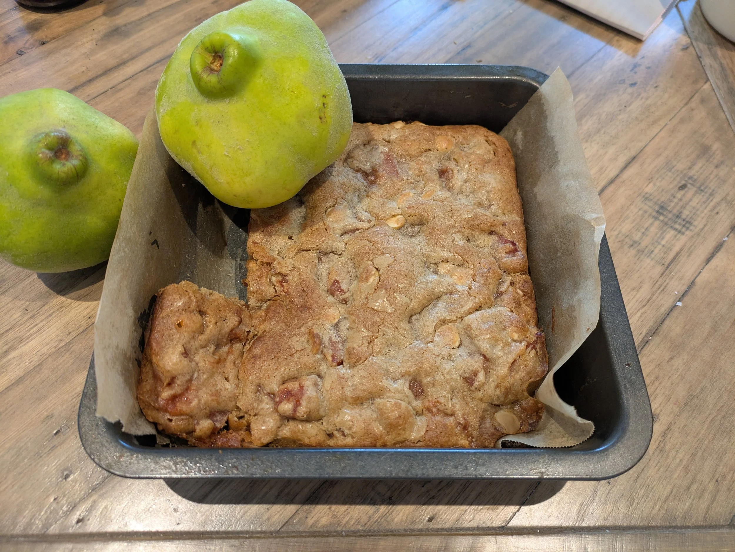 Quince Chai Blondies Recipe