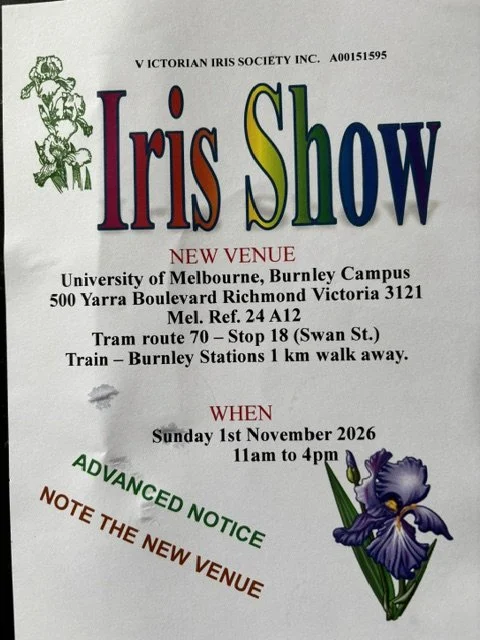 Victorian Iris Society's Iris Show