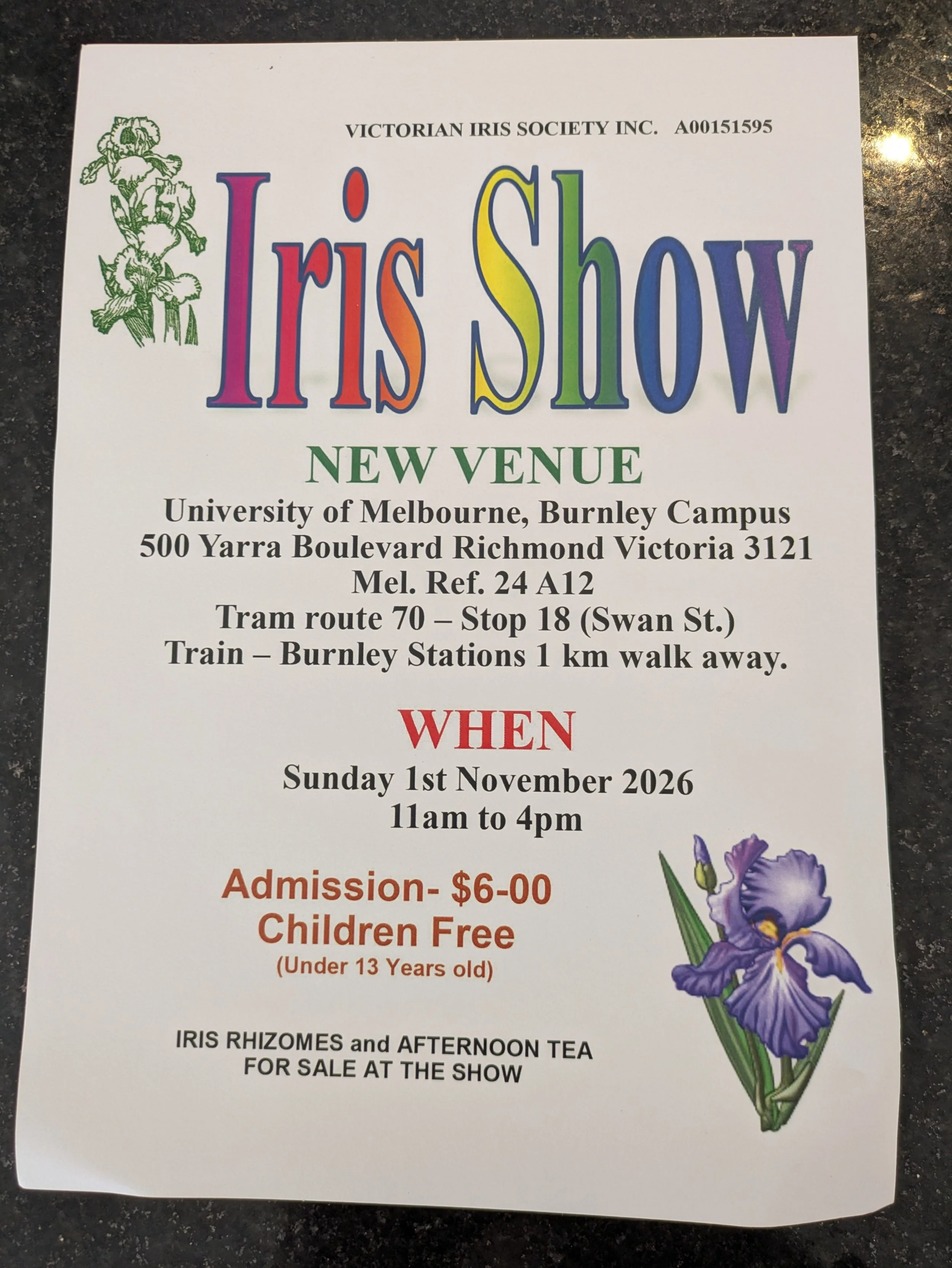 Victorian Iris Society Iris Show