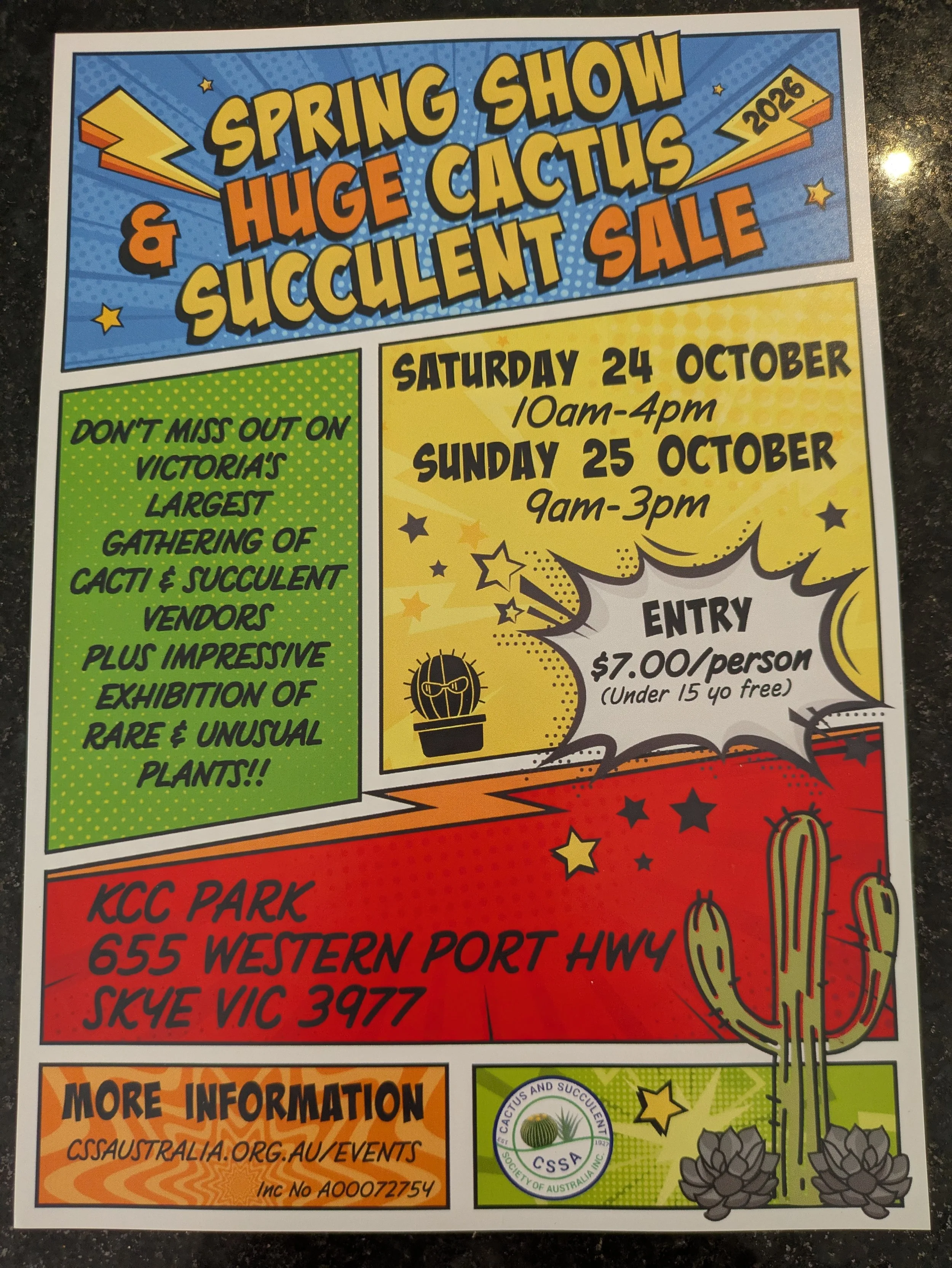 Cactus and Succulent Society of Australia Spring Show