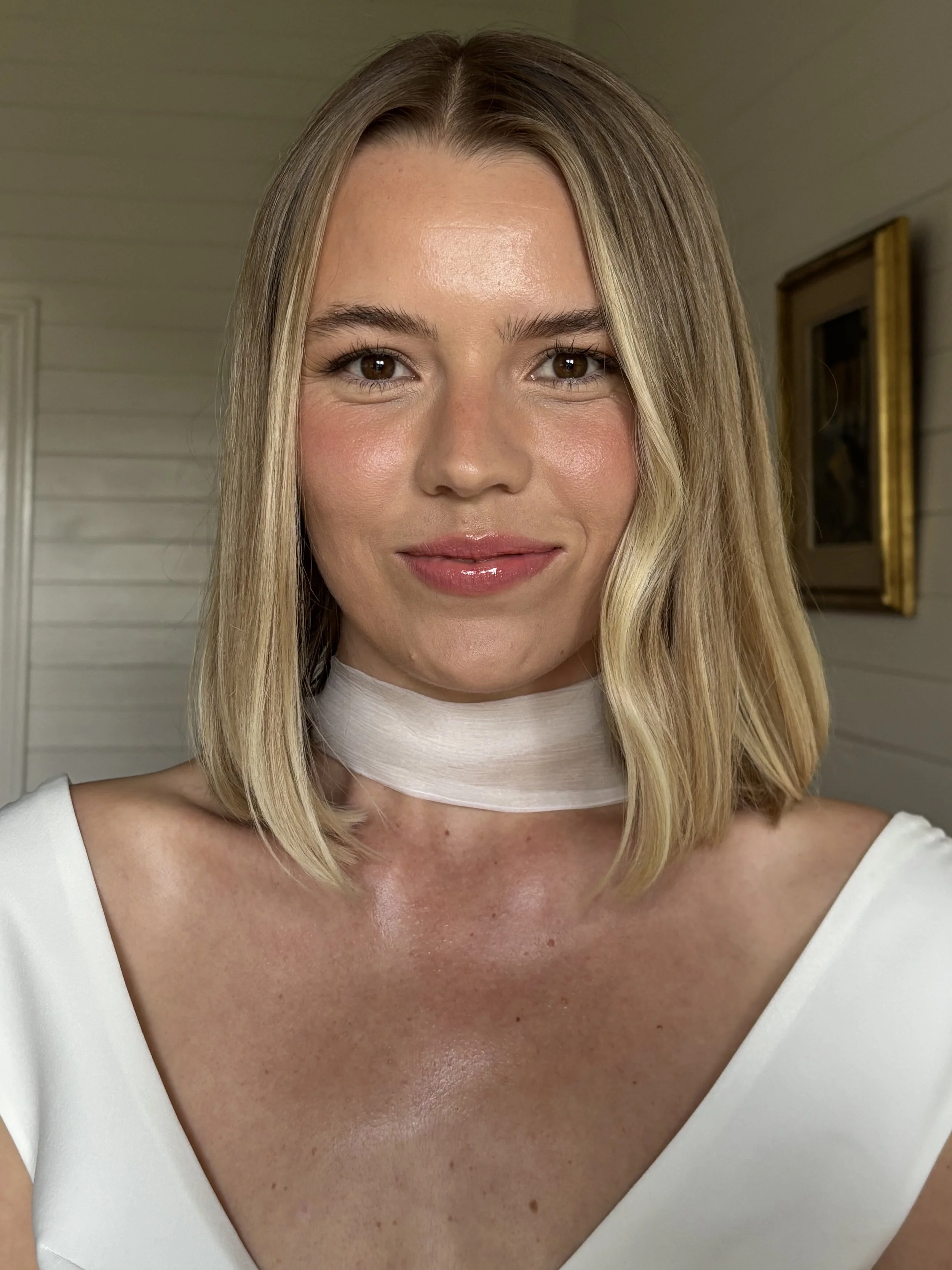 clean glowy bridal makeup natural