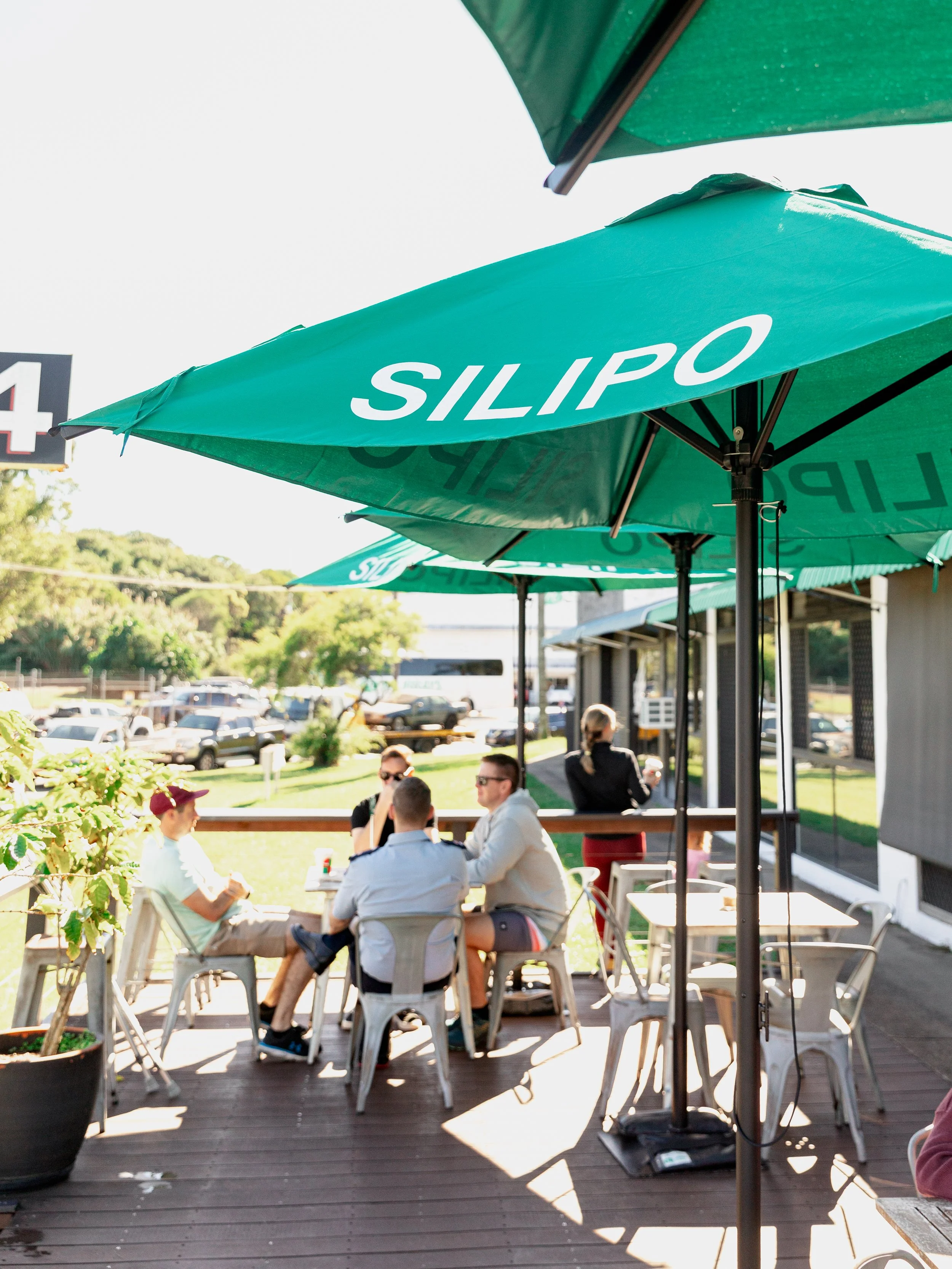 Silipo Coffee Cafe Umbrellas
