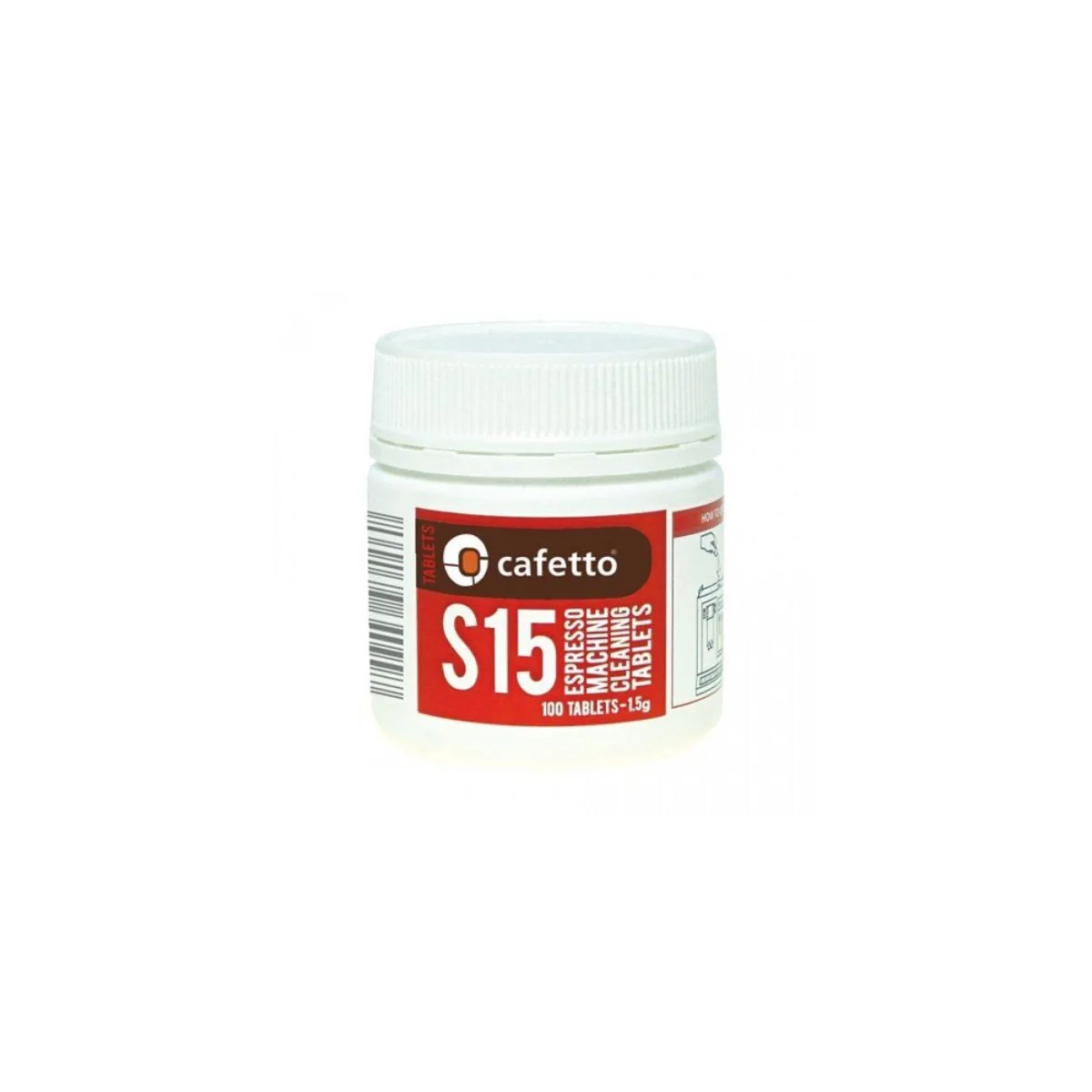 Cafetto S15 Espresso Coffee Machine Cleaning Tablets (100 Tablets)