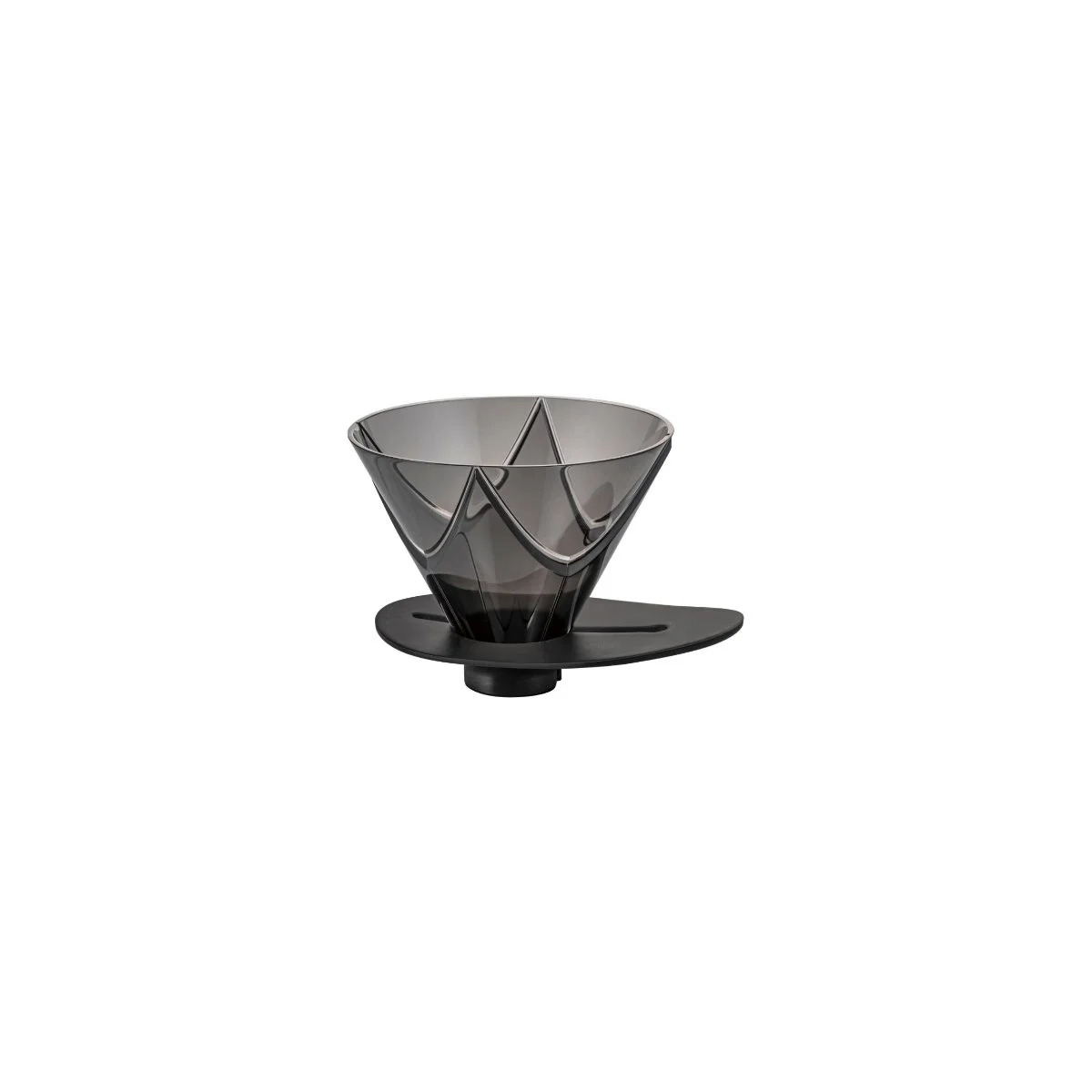 Hario V60 One Pour Dripper MUGEN – Clear Black