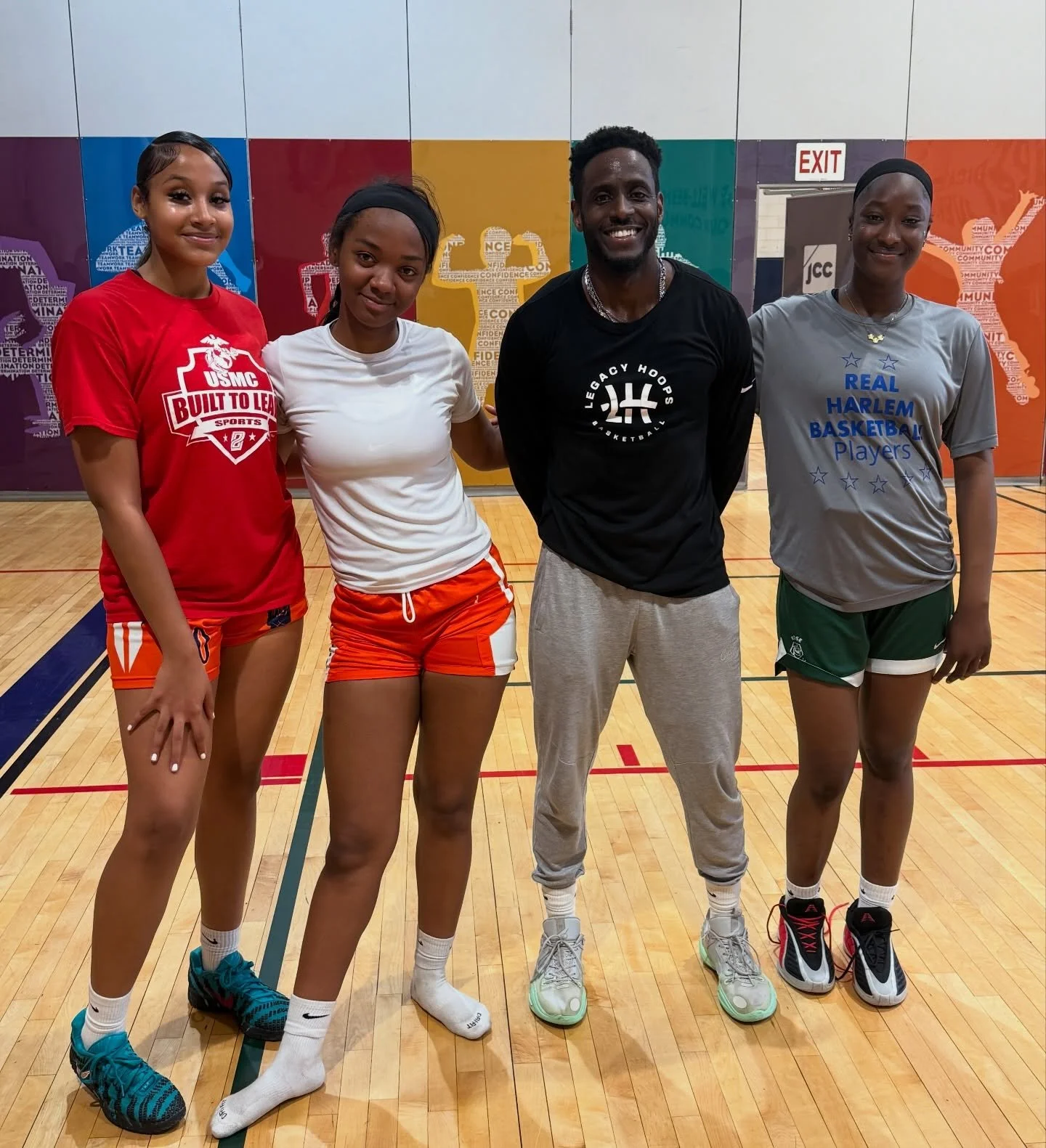 Summer is going to be a movie 🍿📈 @iiamalena._ @bailey.taylor10 @t.koumbaaa 

Good work today.

#legacyhoopsny #legacyhoopsbasketball #coachdame