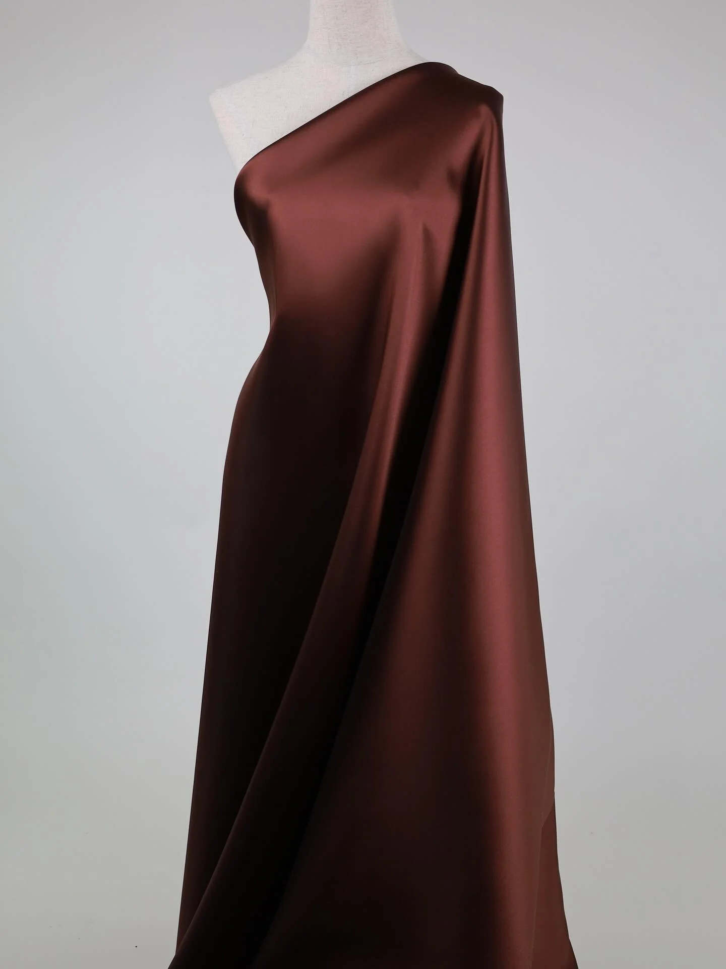 One of five new additions to our bestselling Mikado collection, Espresso brings a modern richness and depth to sculptural gowns and evening silhouettes.

Also new this week: Antique Gold, Bright Emerald, Hot Pink, and Royal Violet &mdash; each lumino