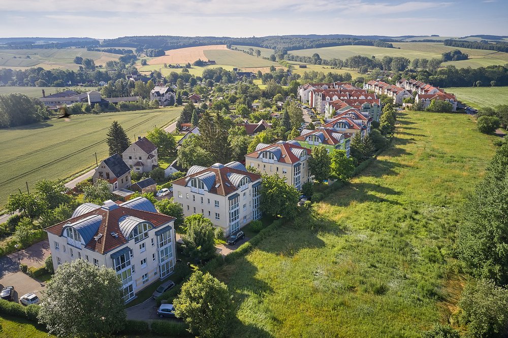  Drohnenaufnahme Mehrfamilienhäuser Mitteldeutschland 