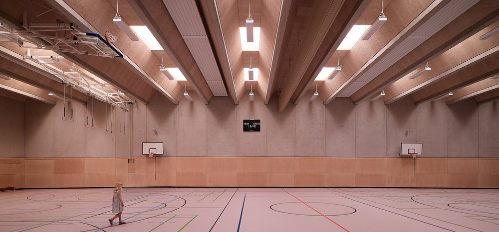  Interieurdetail Sporthalle Kleinzschocher und Probstheida zum Tag der Architektur 2021 