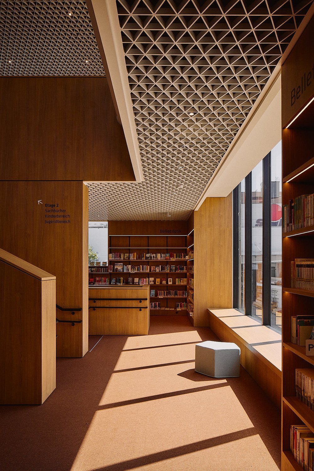Fotoshooting Stadtbibliothek Erich Loest Mittweida von Raum und Bau Architekten