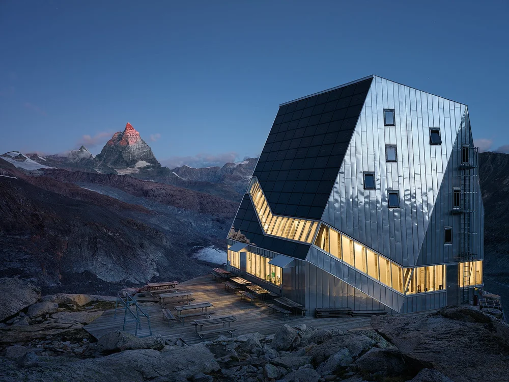 Monte Rosa Hütte Architekturfotografie