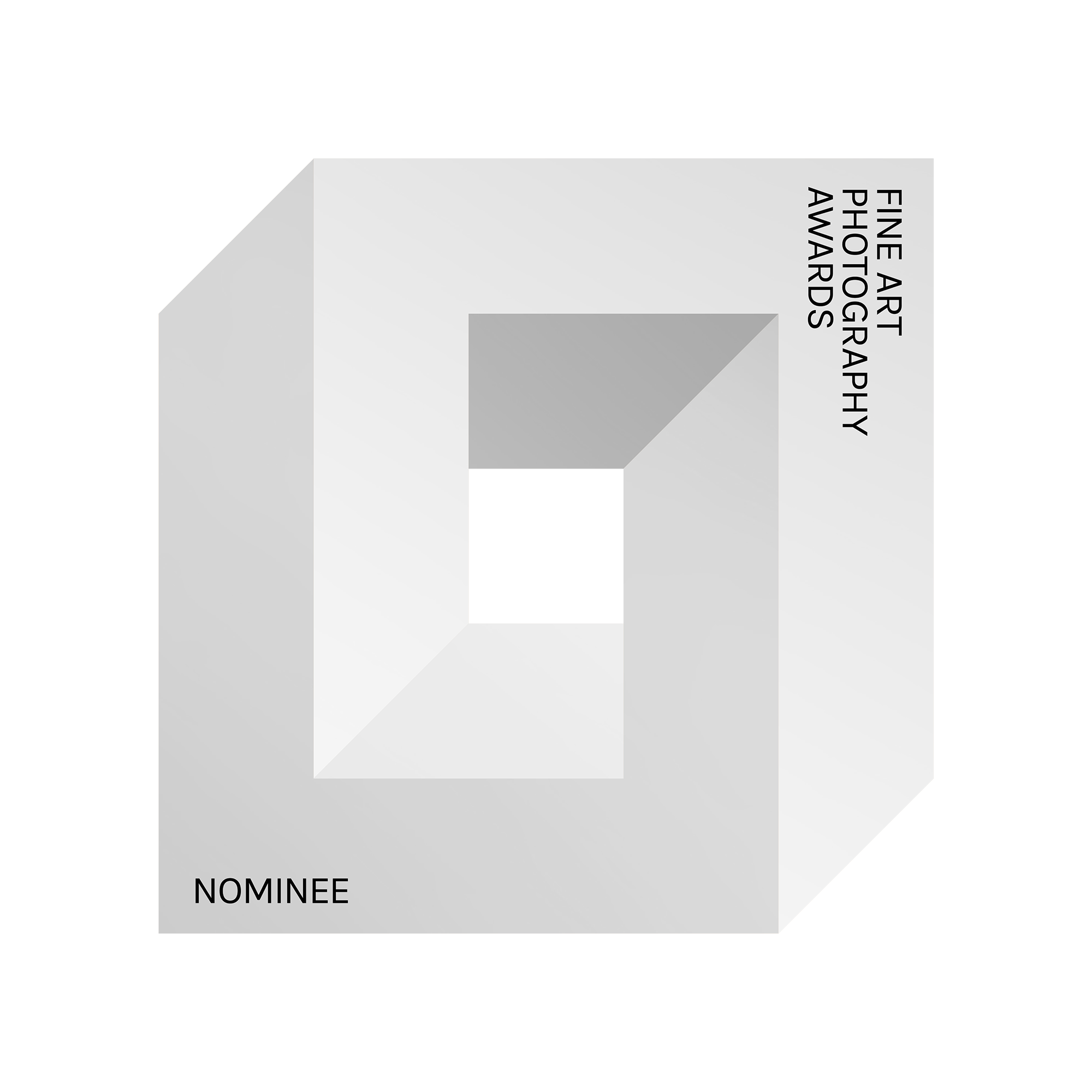 Logo of the Fine Art Photography Awards with geometric design and text "Fine Art Photography Awards" and "Nominee".