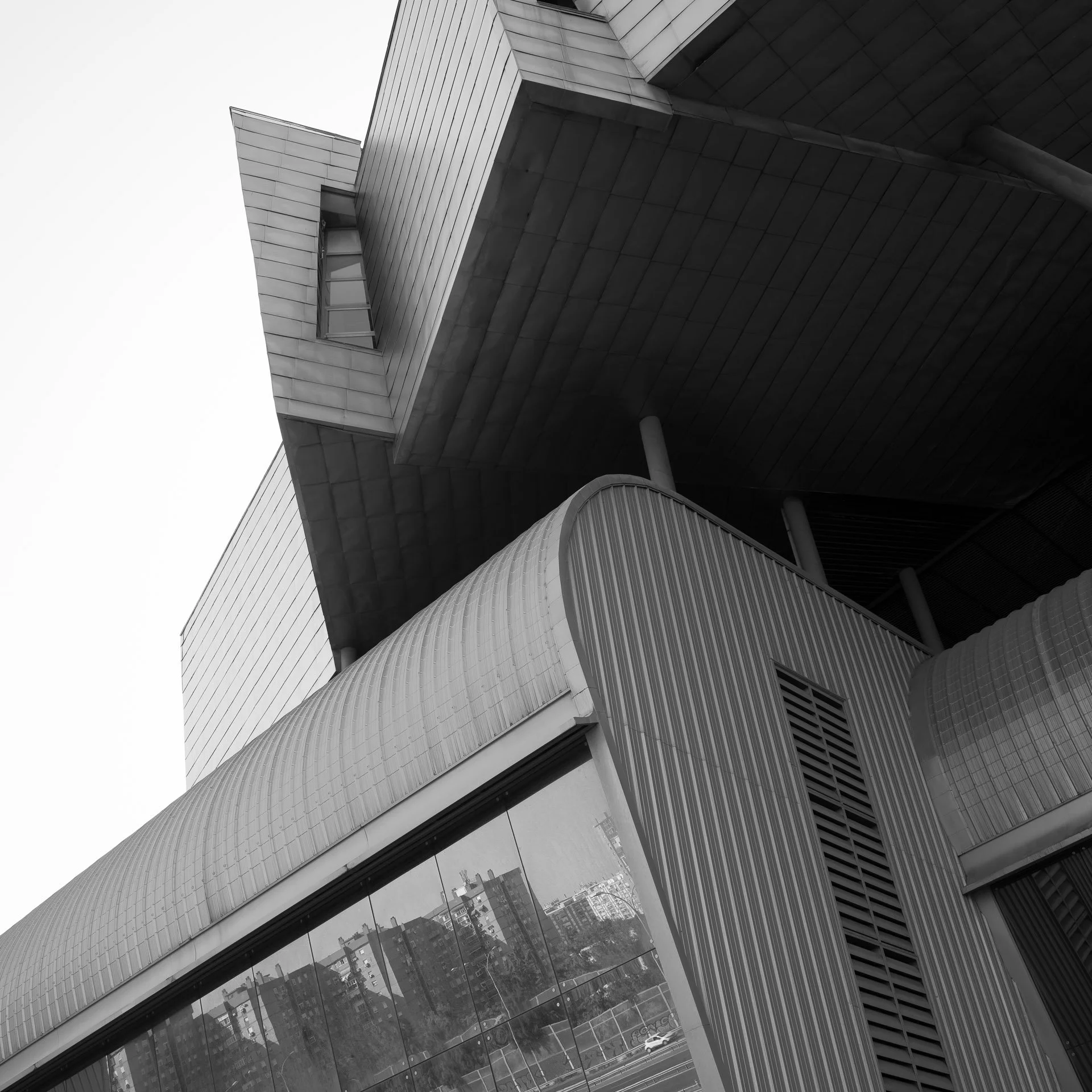 Hasselblad Architekturfotografie beim Palacio de Ferias y Congresos Málaga