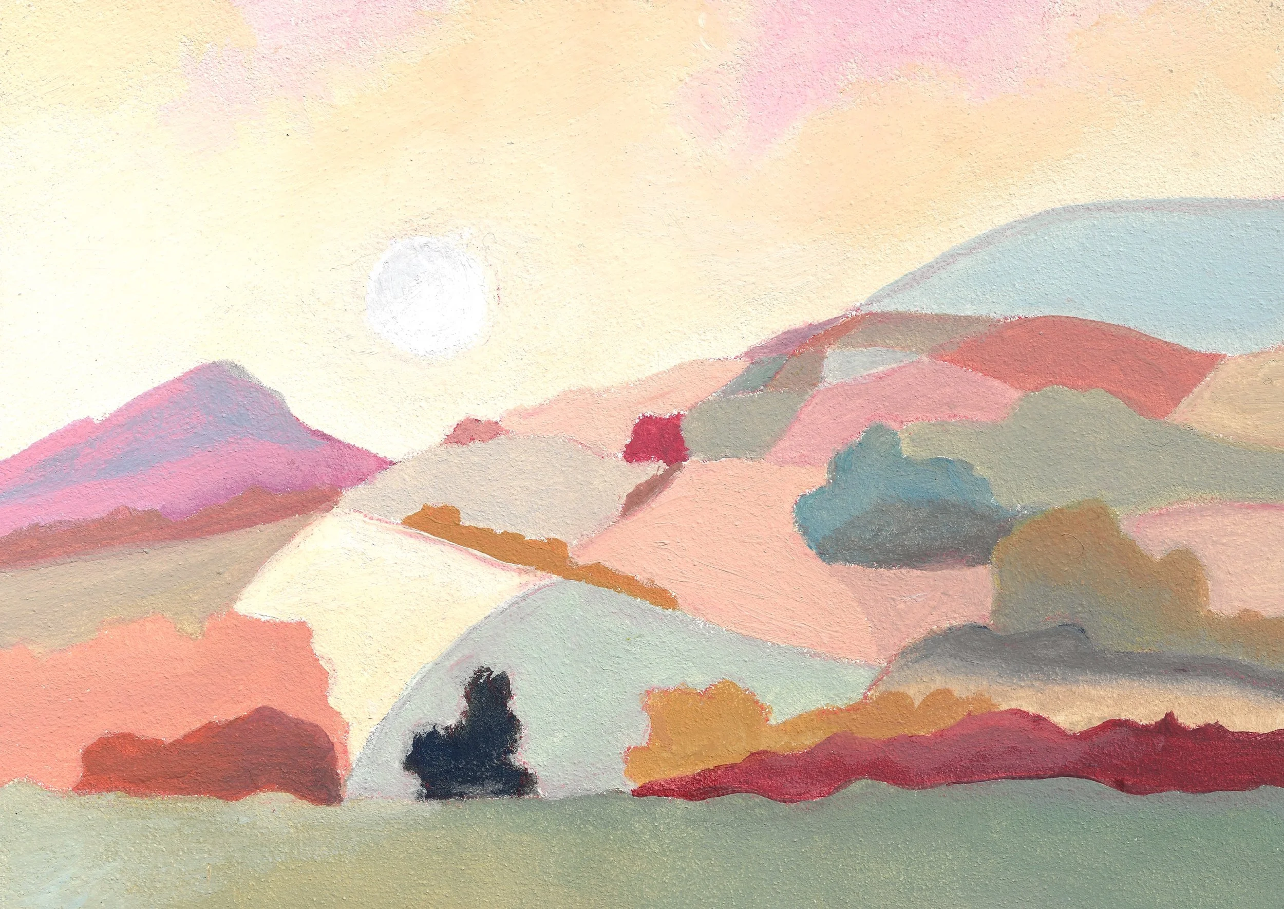 fine art print by Helen Arthur Welsh landscape artist