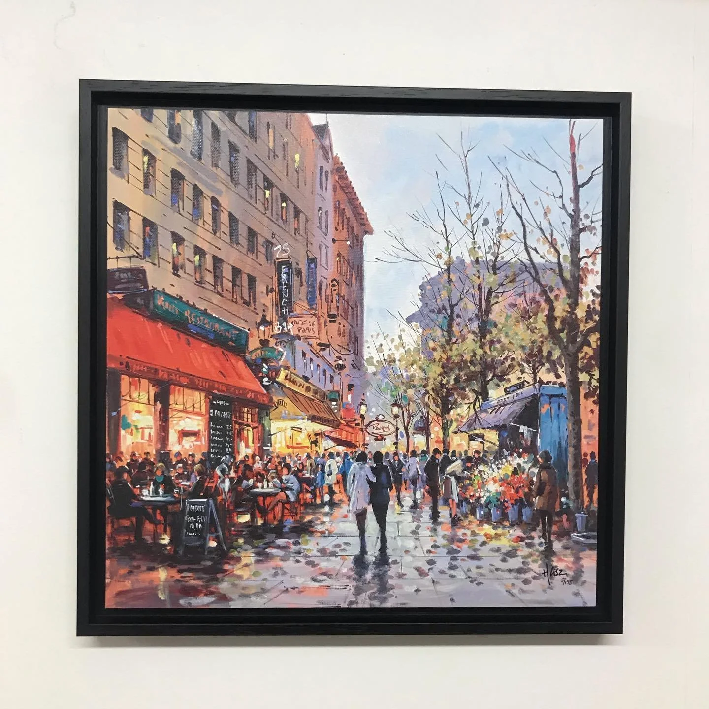 Canvas board framed using black open grain moulding made for boards with gap around edge.
#canvasboard #canvas #pictureframing #art #wallart #framing #pictures #mounting #artoftheday #glass #hangingart #farnhamframing #farnhampictures #farnhamart #Su