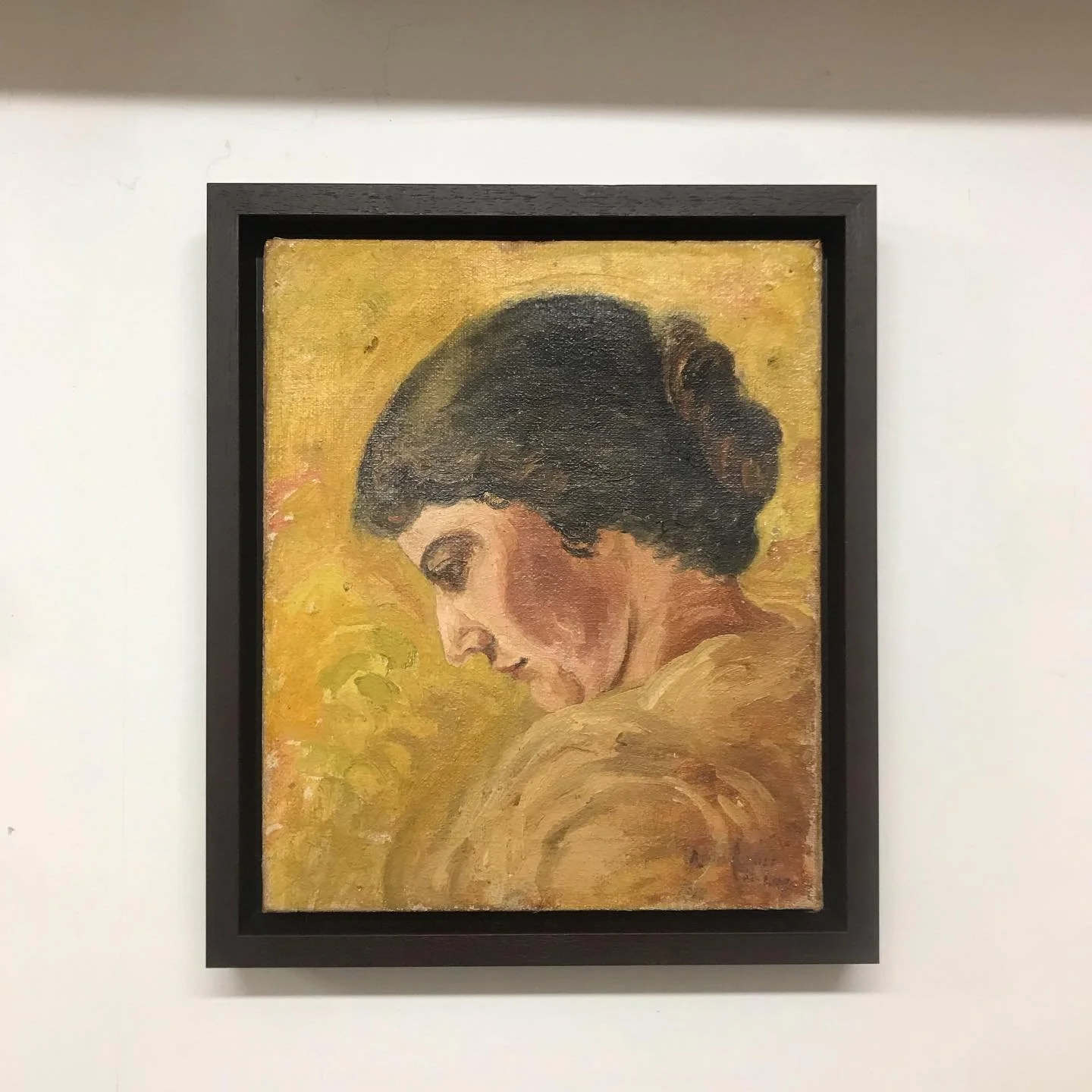 Old canvas set back in deep tray frame.
#pictureframing #art #wallart #framing #pictures mounting artoftheday glass hangingart farnhamframing farnhampictures farnhamart Surrey framing surreyart farnhamcanvas surreycanvas canvasstretching pictureglass