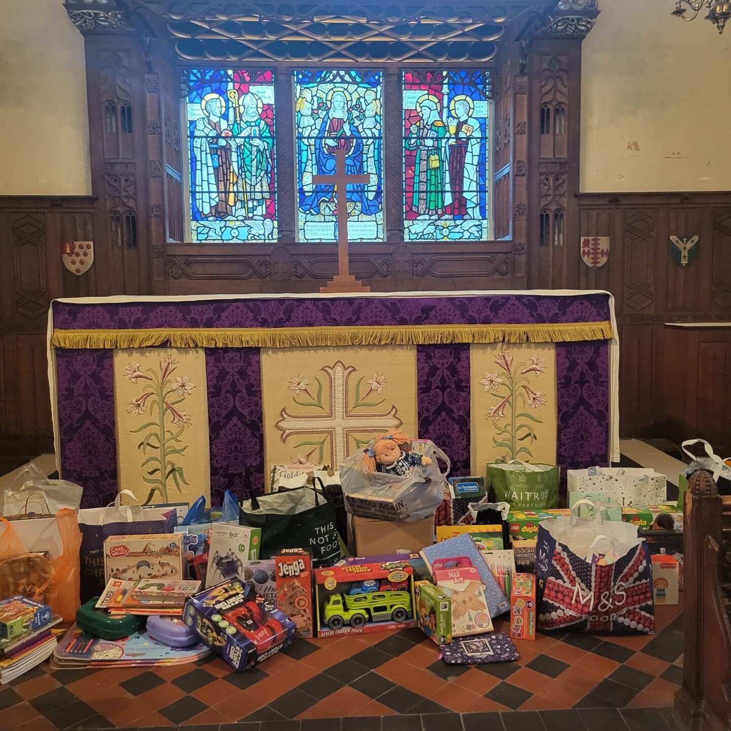 A huge thank you to our congregations who donated all of these fantastic new toys to Christan Care Merton so that families in need will receive presents.