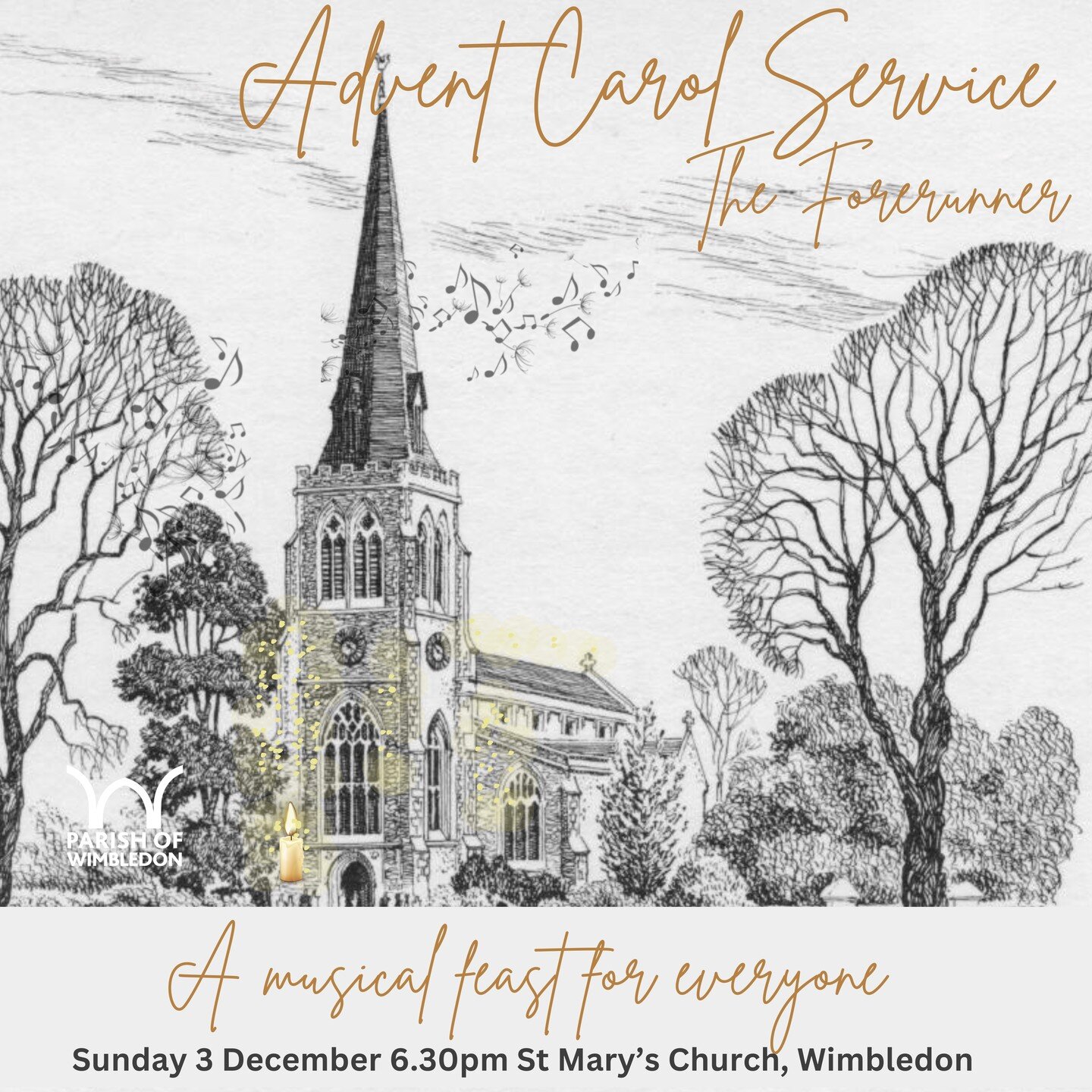 Come and join our Advent Carol Service this Sunday at 6.30pm. A real favourite of many of our congregation! #adventcarolservice #advent #wimbledonvillage #wimbledon #sundayservice #churchmusic