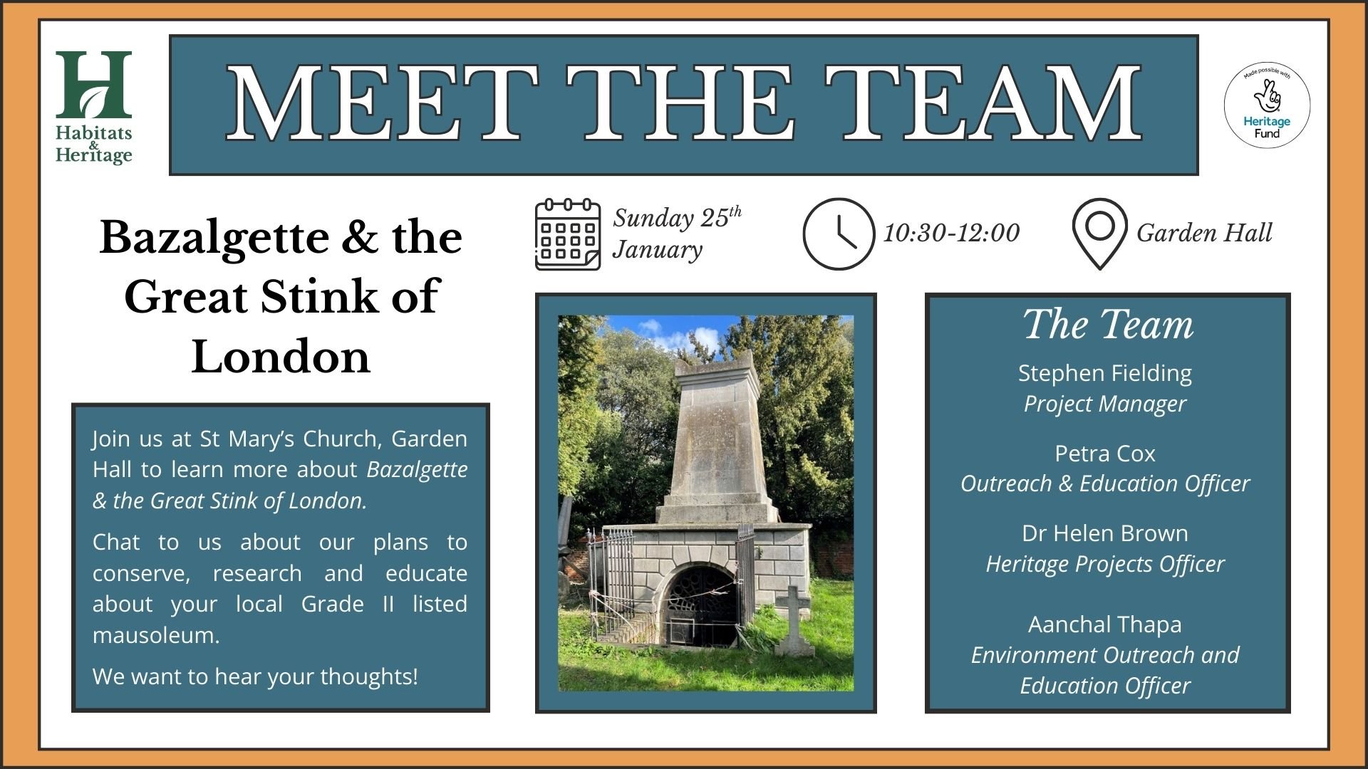 Update on the Restoration of the Bazelgette Mausoleum 