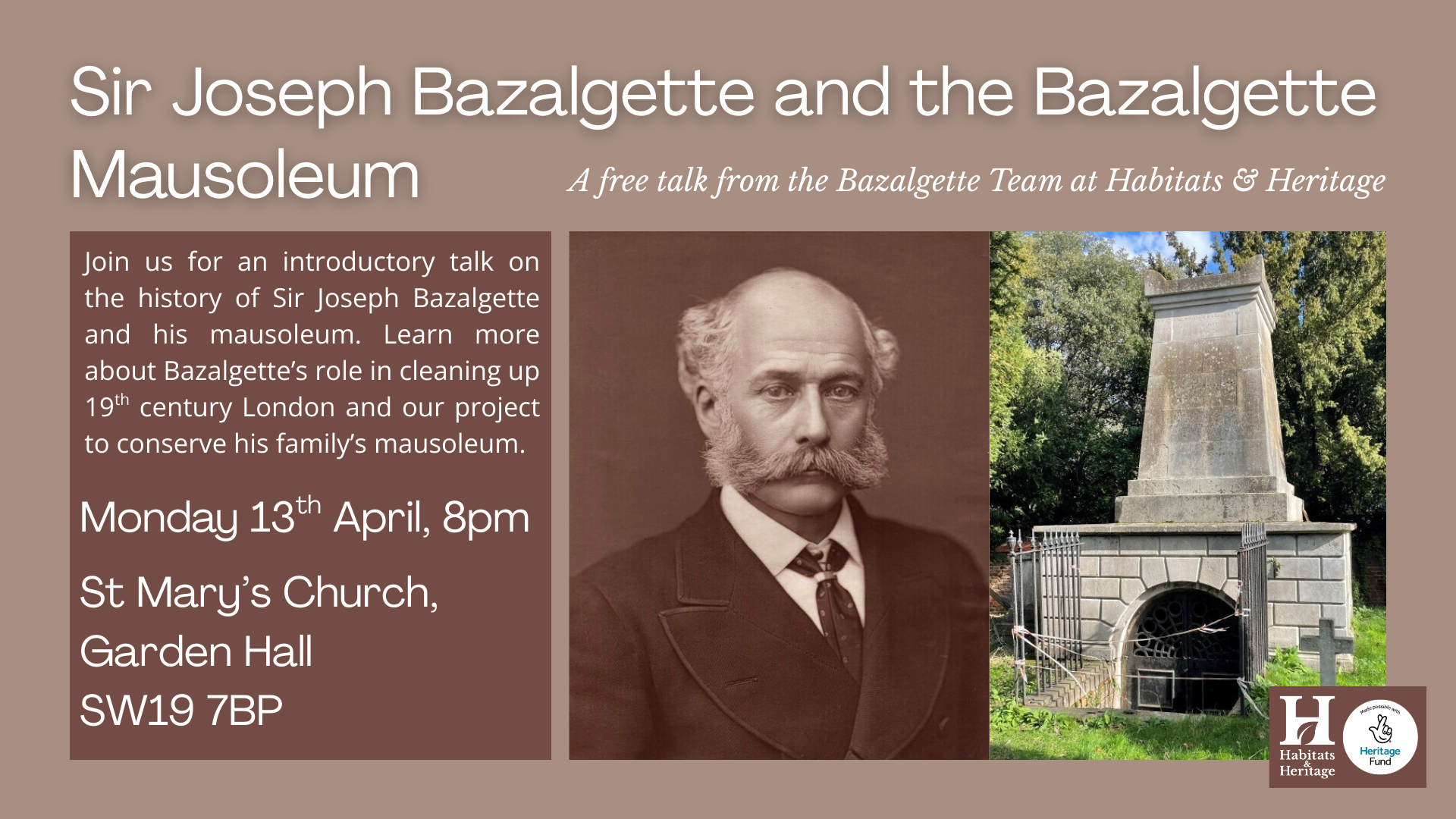 Bazalgette Mausoleum Talk