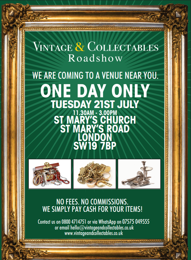 Vintage &amp; Collectibles Roadshow in Garden Hall