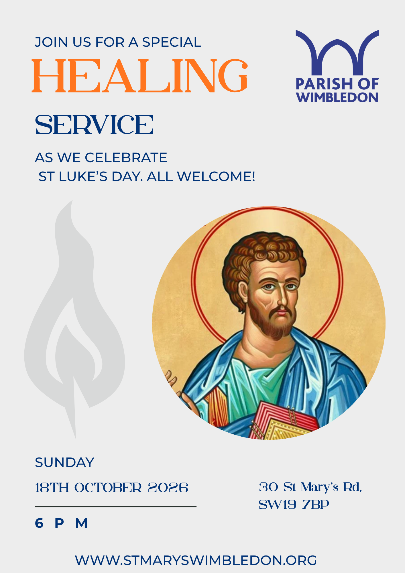 St Luke's Day Healing Service