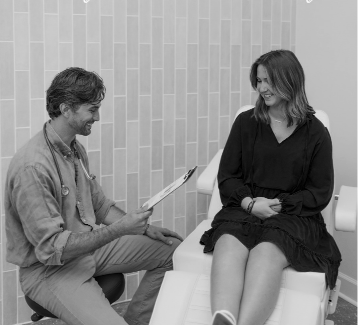 Provider consulting with a patient about a medical weight loss plan at LivWell Health