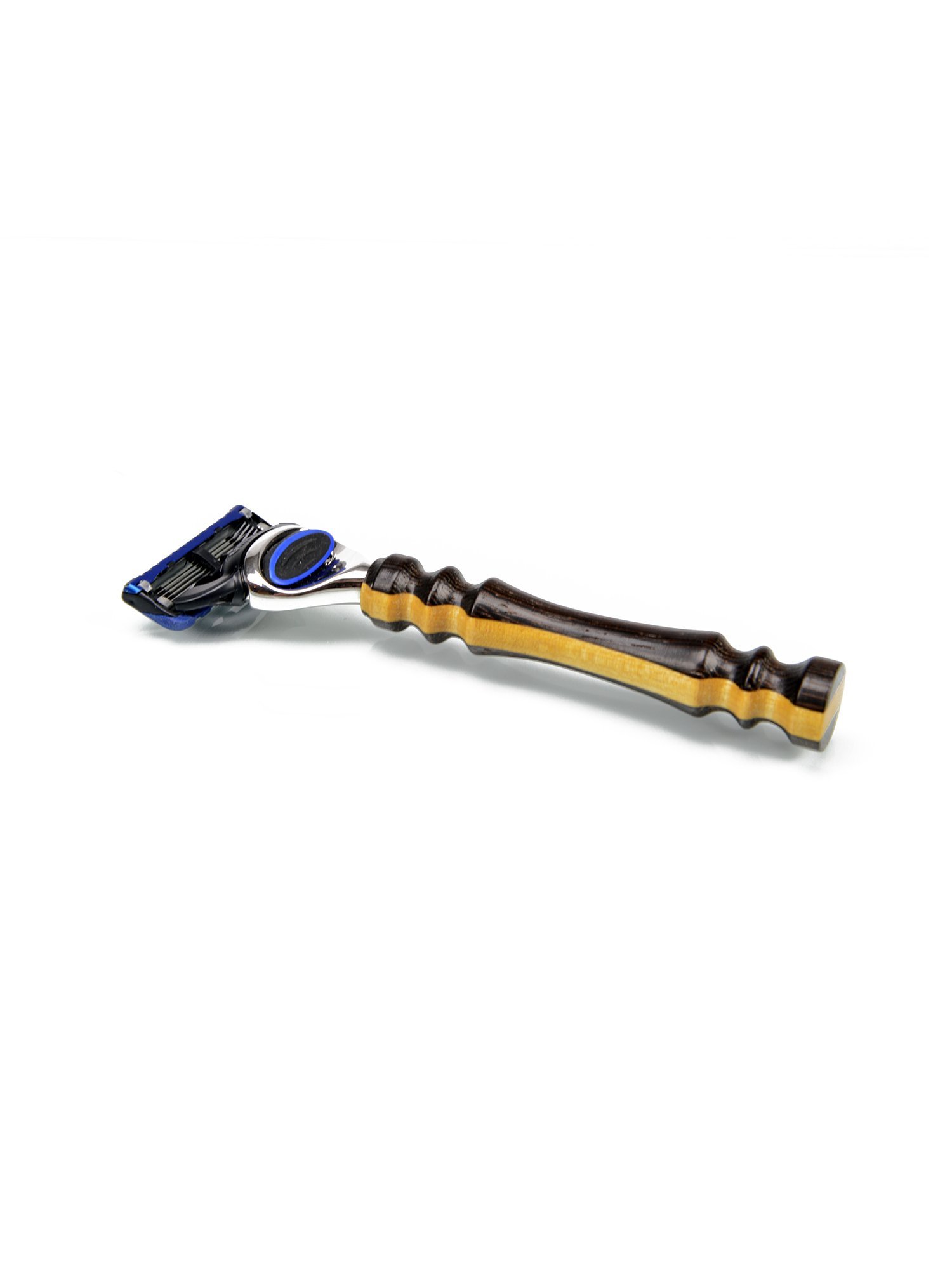 Wenghe and maple wood razor with Fusion blade