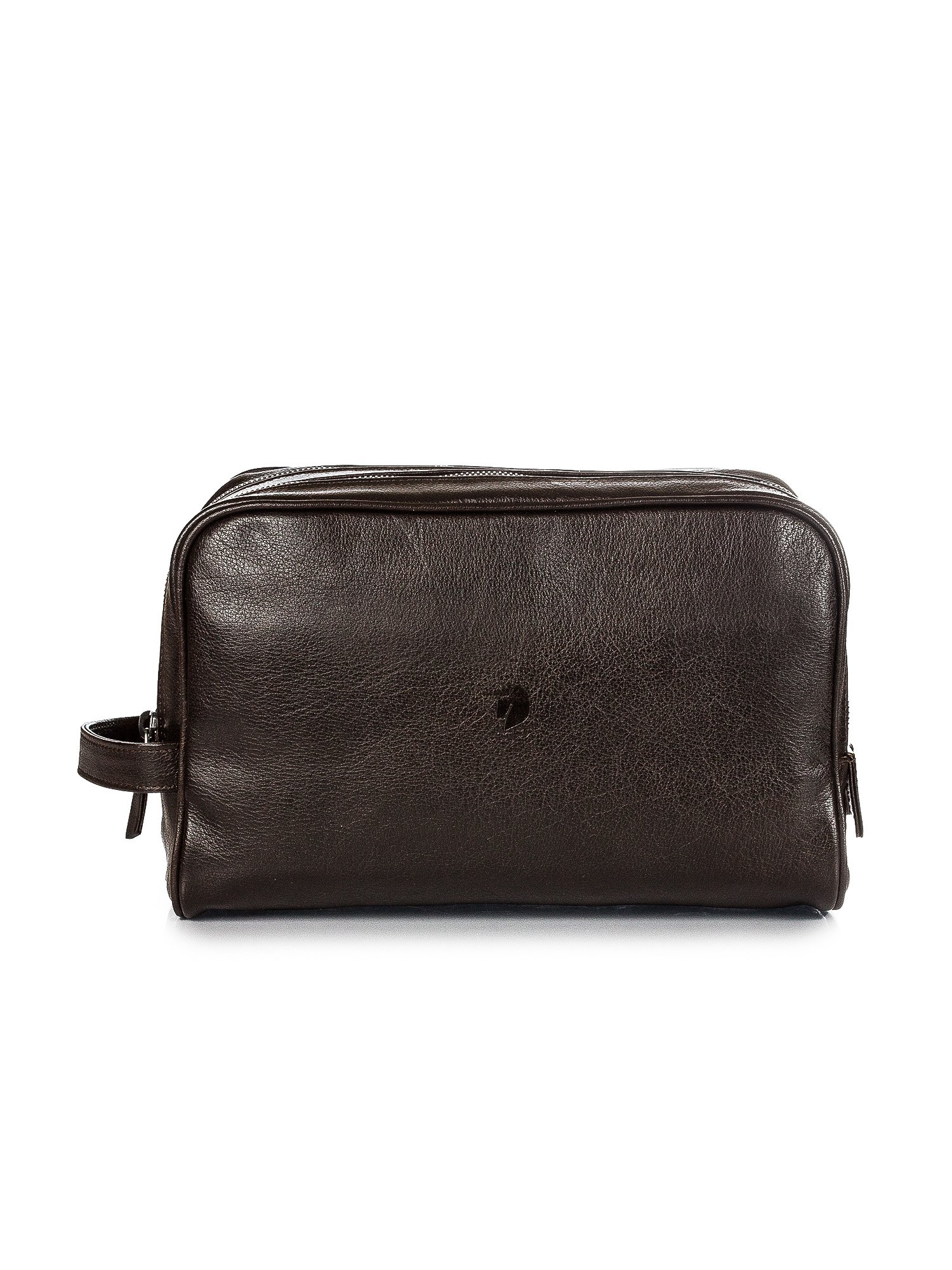 Large wash bag with double compartements