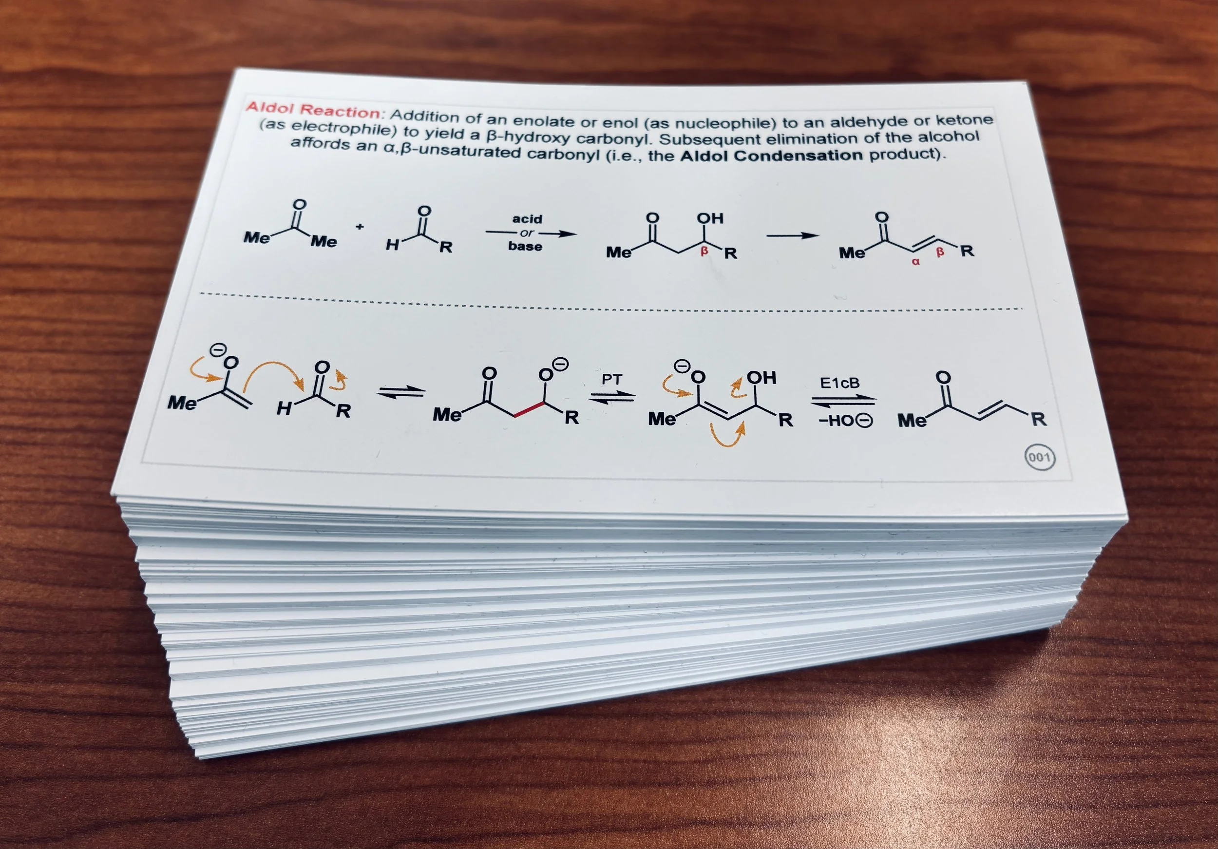 Named Reactions Flash Cards — Newton Lab
