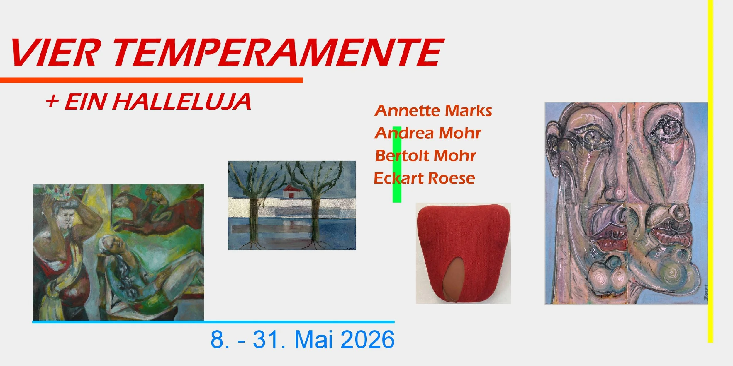 Vier temperamente und ein halleluja