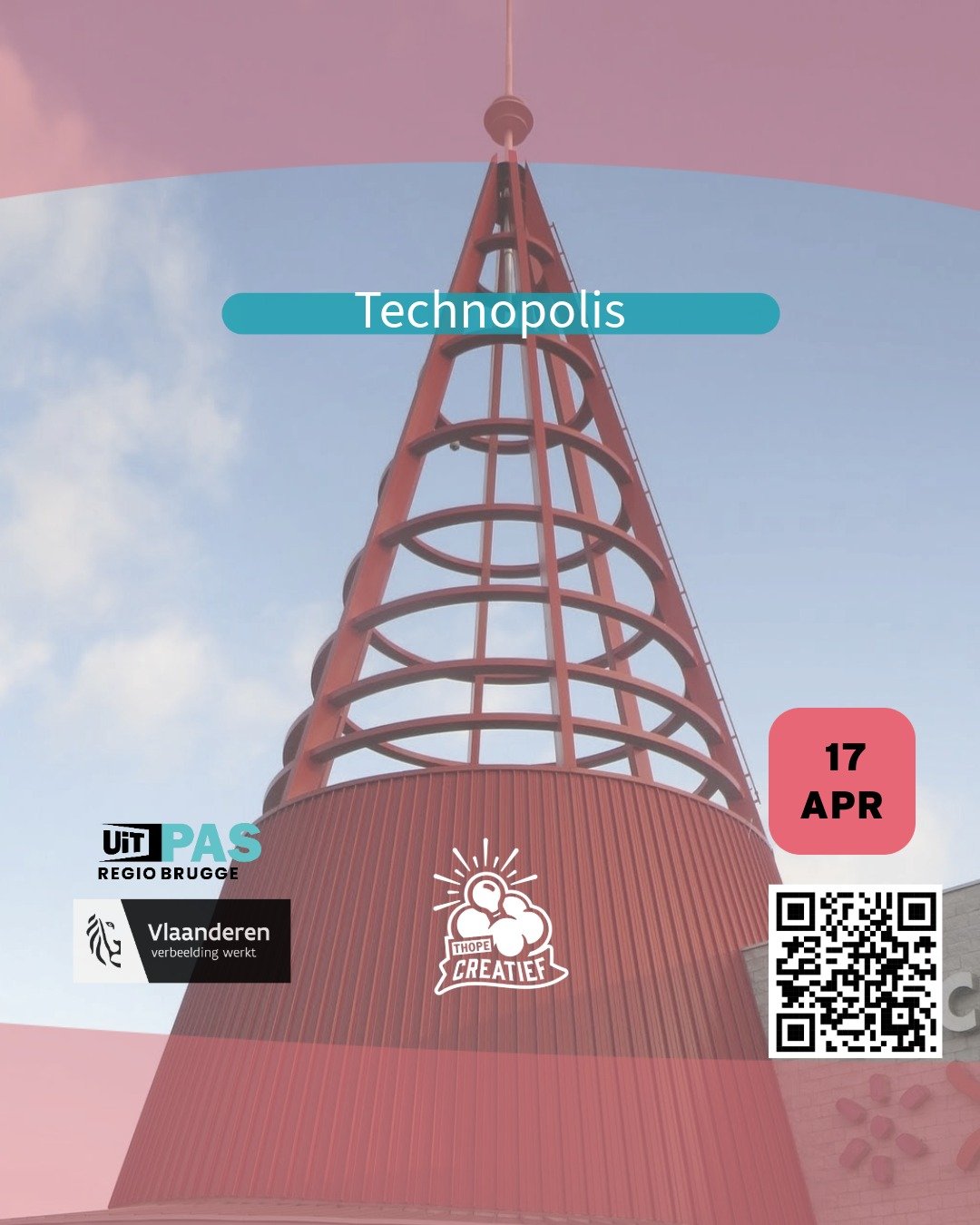 Morgen gaan Jeugdhuis Thope langs bij Technopolis!
Tot vanavond 20u staan de inschrijvingen nog open, dus haast je om je plekje te bemachtigen.

Inschrijven kan voor slechts &euro;25 via deze link:
https://forms.gle/Lto8AVcUU6xmv9J17

In deze prijs z