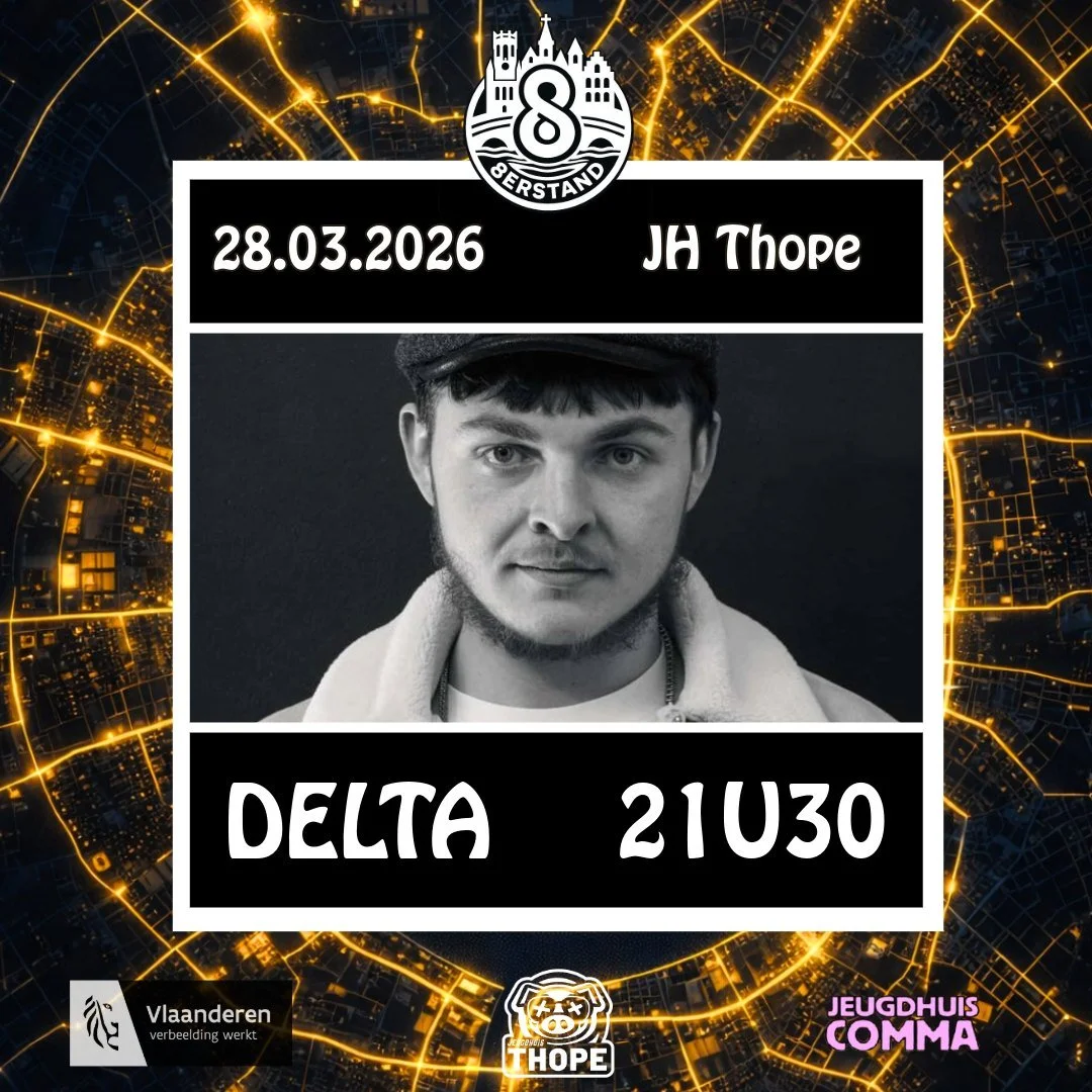 🚨ARTIST ANNOUNCEMENT 🚨

Delta is een opkomende hiphopartiest uit Brugge die rauwe emotie combineert met scherpe bars en melodieuze flows. Met zijn tunes brengt hij een unieke sound waarin straatrealiteit, ambitie en persoonlijke groei centraal staa