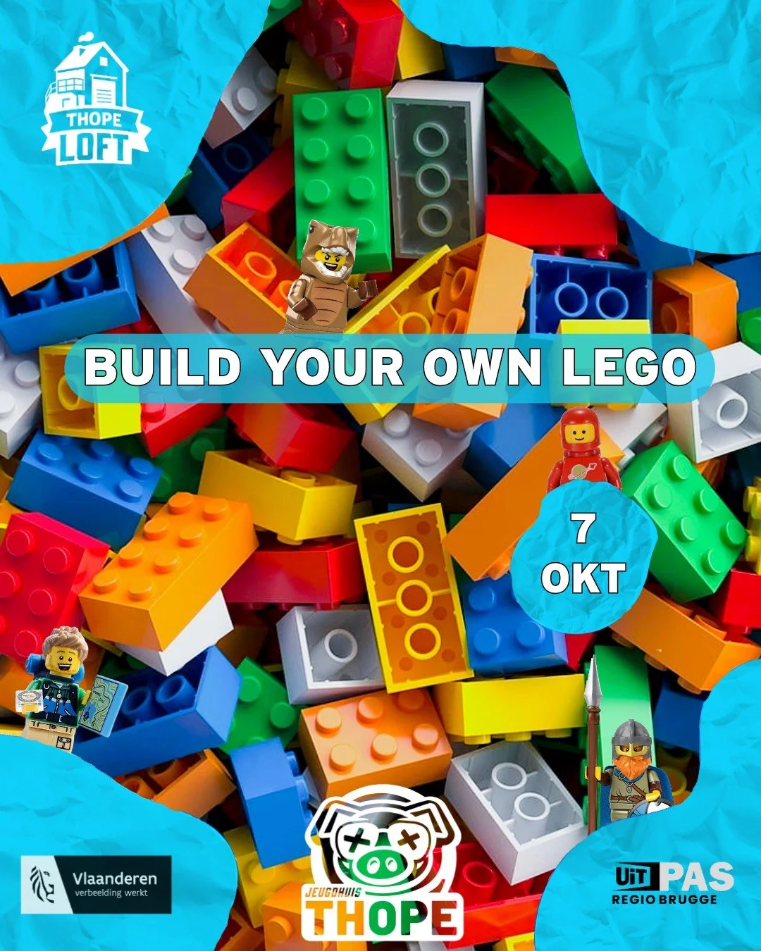 Volgende week woensdag is iedereen welkom om lego-sets te bouwen voor onze loft wat te decoreren! Iedereen die meedoet krijgt een gratis lego-minifigure!!!!! Tot dan h&eacute;!!!