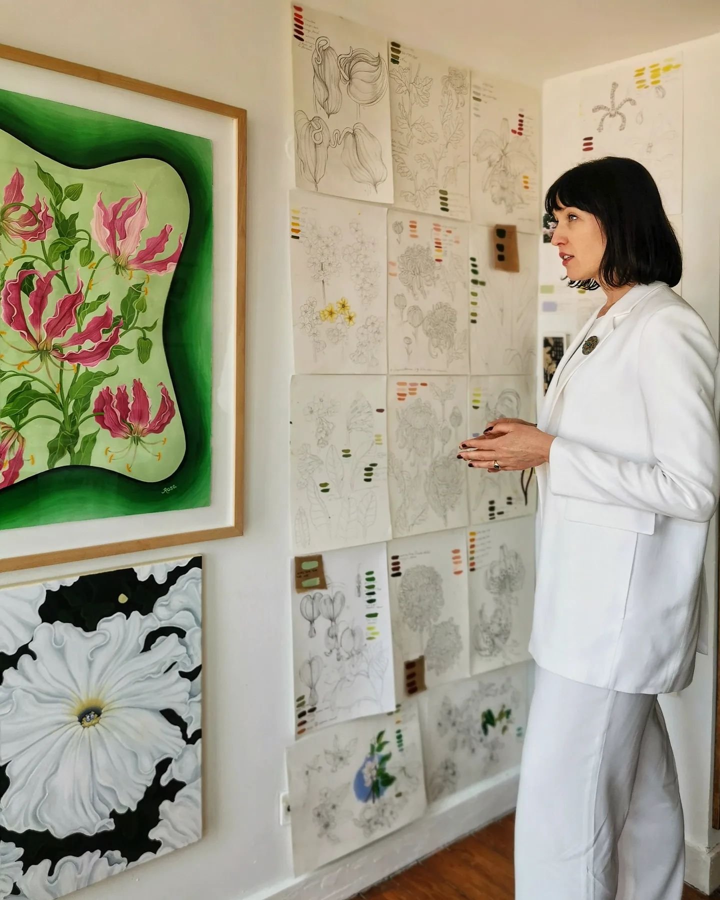 My Open Studio Days ended with a very special visit. Today, I had a great honour to receive Joanna Maria Pilecka, Polish Ambassador to Portugal, in my art studio. Exchanging about the Polish culture, Heritage and Art made this visit even more extraor