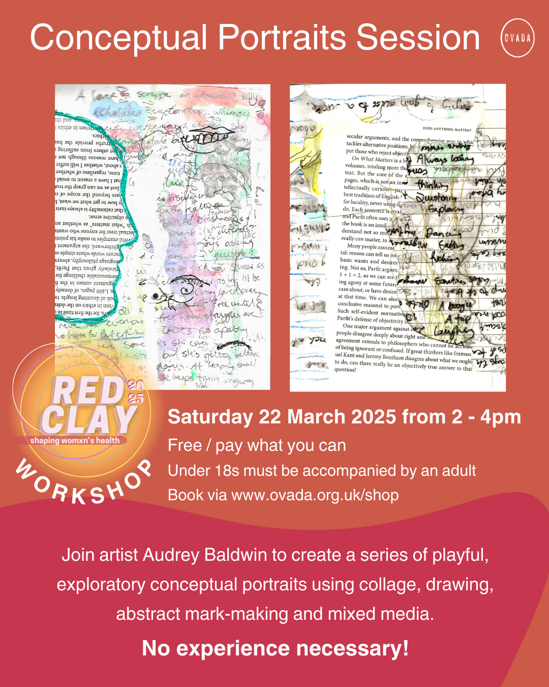 Conceptual Portraits Session on Saturday 22 March from 2 - 4pm 