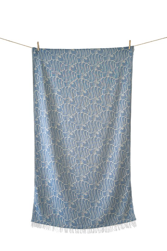 Aelia fish towel blue .jpeg