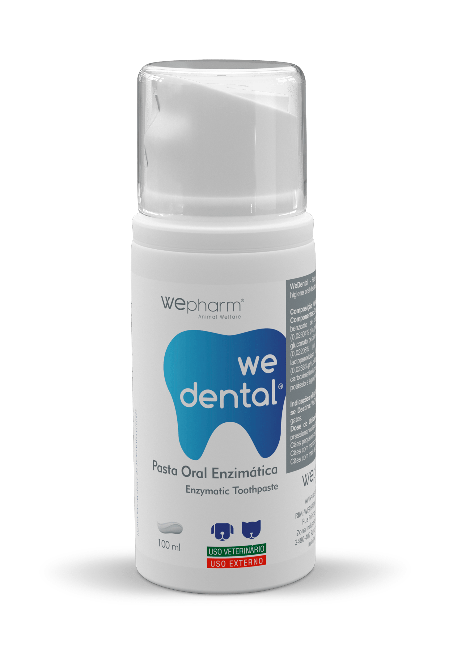WeDental 100 g Dentifrice enzymatique, haleine fraîche, sans brossage