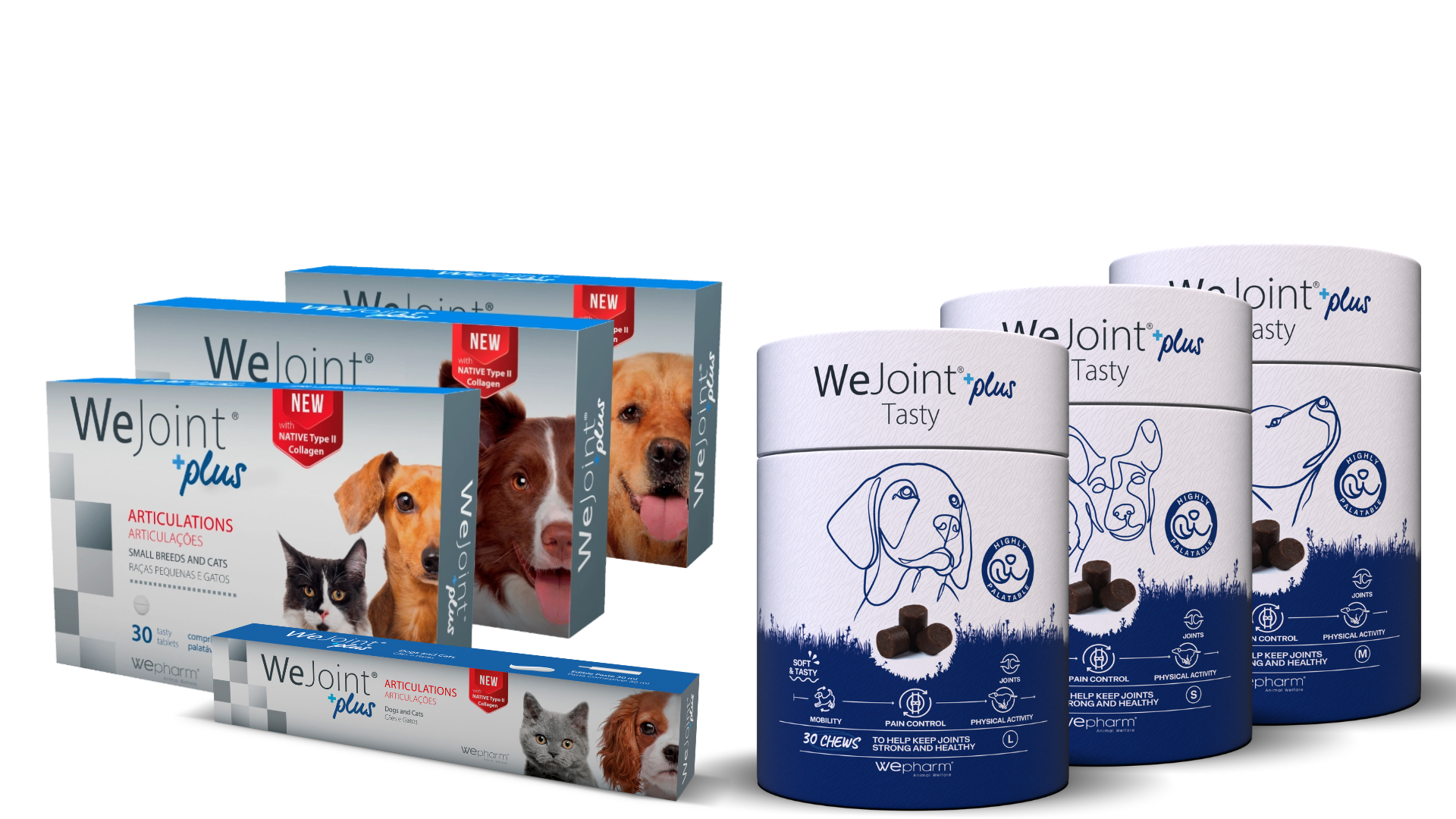 Complément alimentaire animal pour le soutien des articulations et des fonctions locomotrices - WeJoint Plus