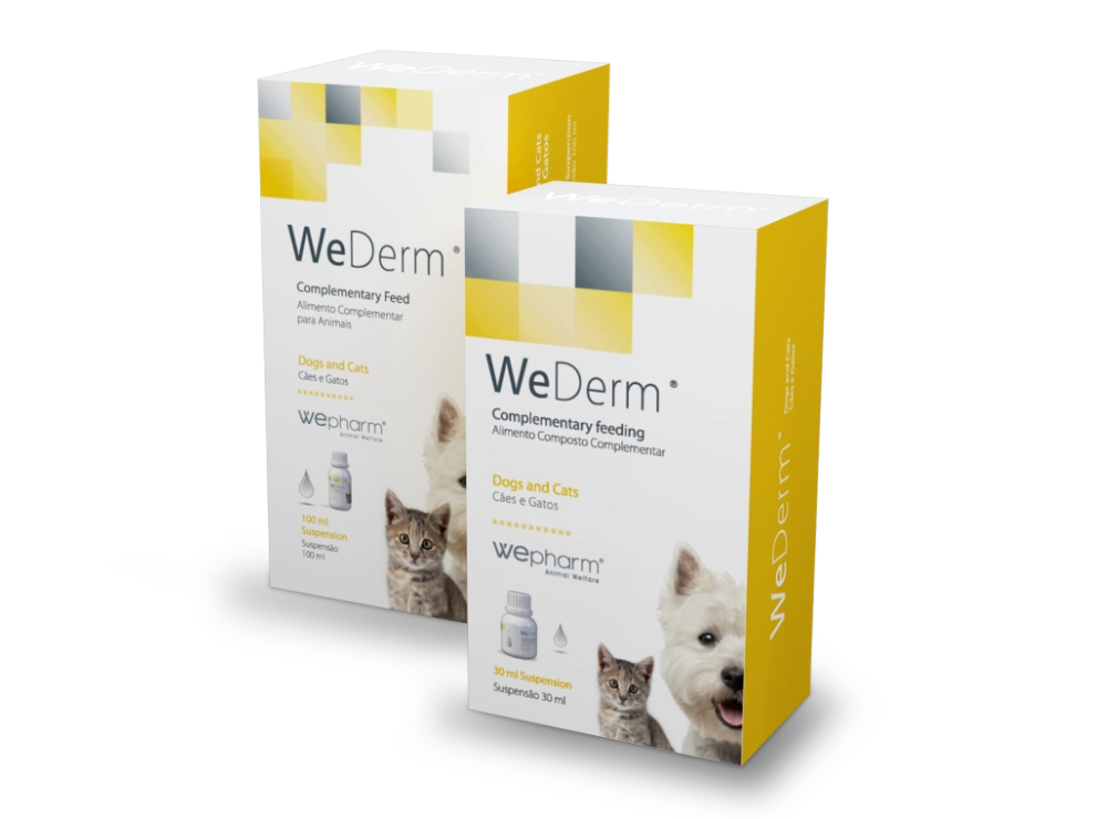 WeDerm 30 ml et 100ml Oral Solution Pour une peau et un pelage sains