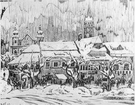 Landscape Baia-Mare winter 1976 – I –