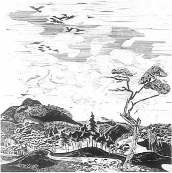 At the foot of the Gutai