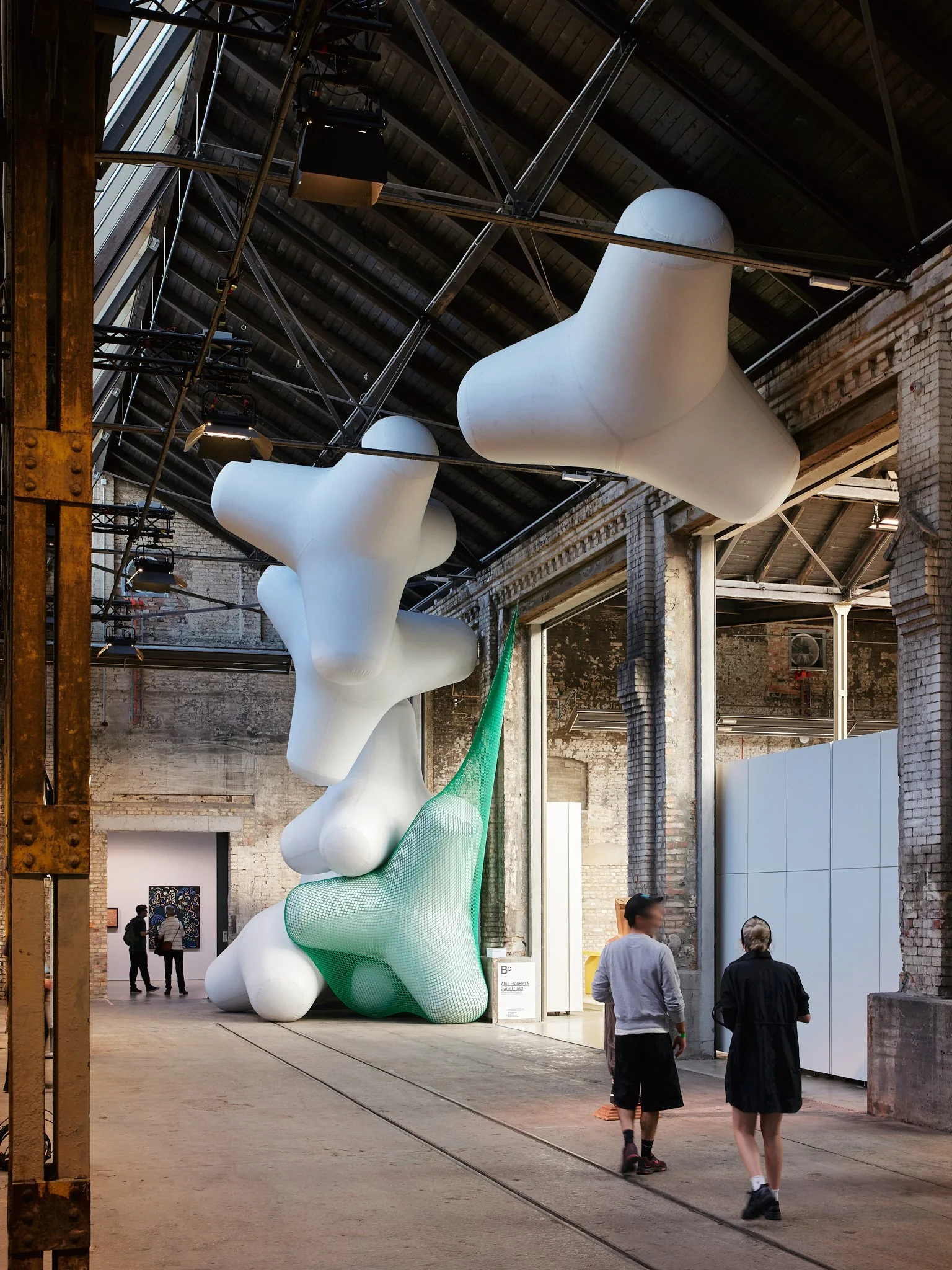 Berlinische Galerie at Hallen 06, Artists: Abie Franklin and Daniel Hölzl, Photo: Joe Clark