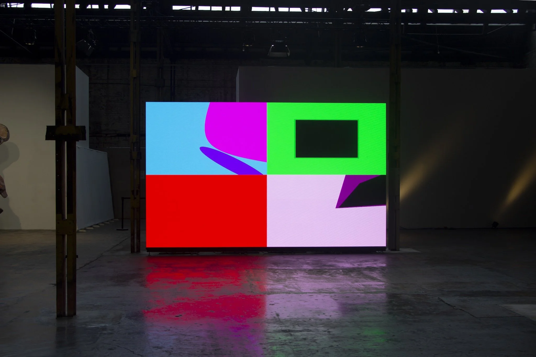 Mehdi Chouakri at Hallen 05, Artist: Gerwald Rockenschaub, Photo: Devid Gualandris