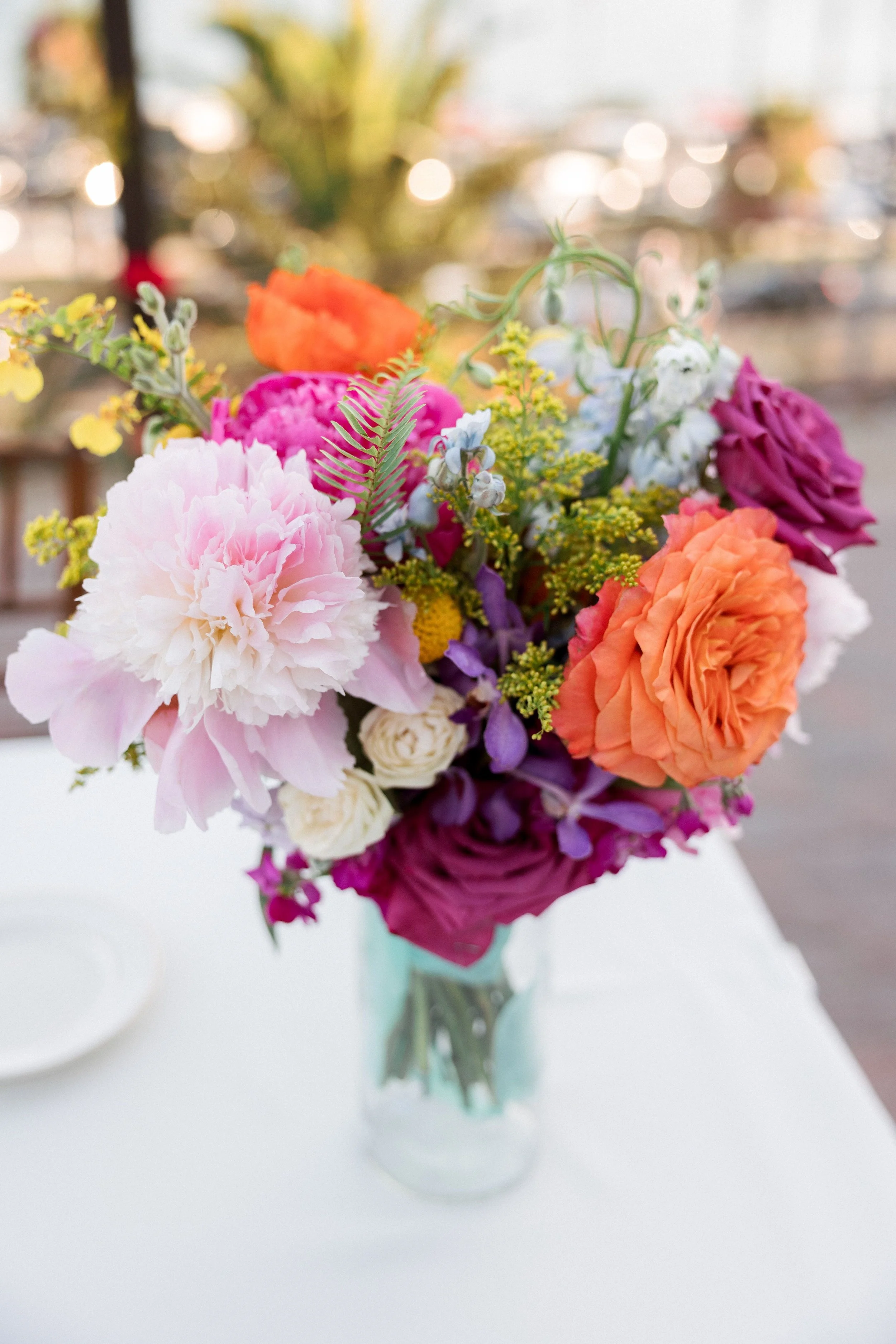 Vibrant Bridal Bouquet